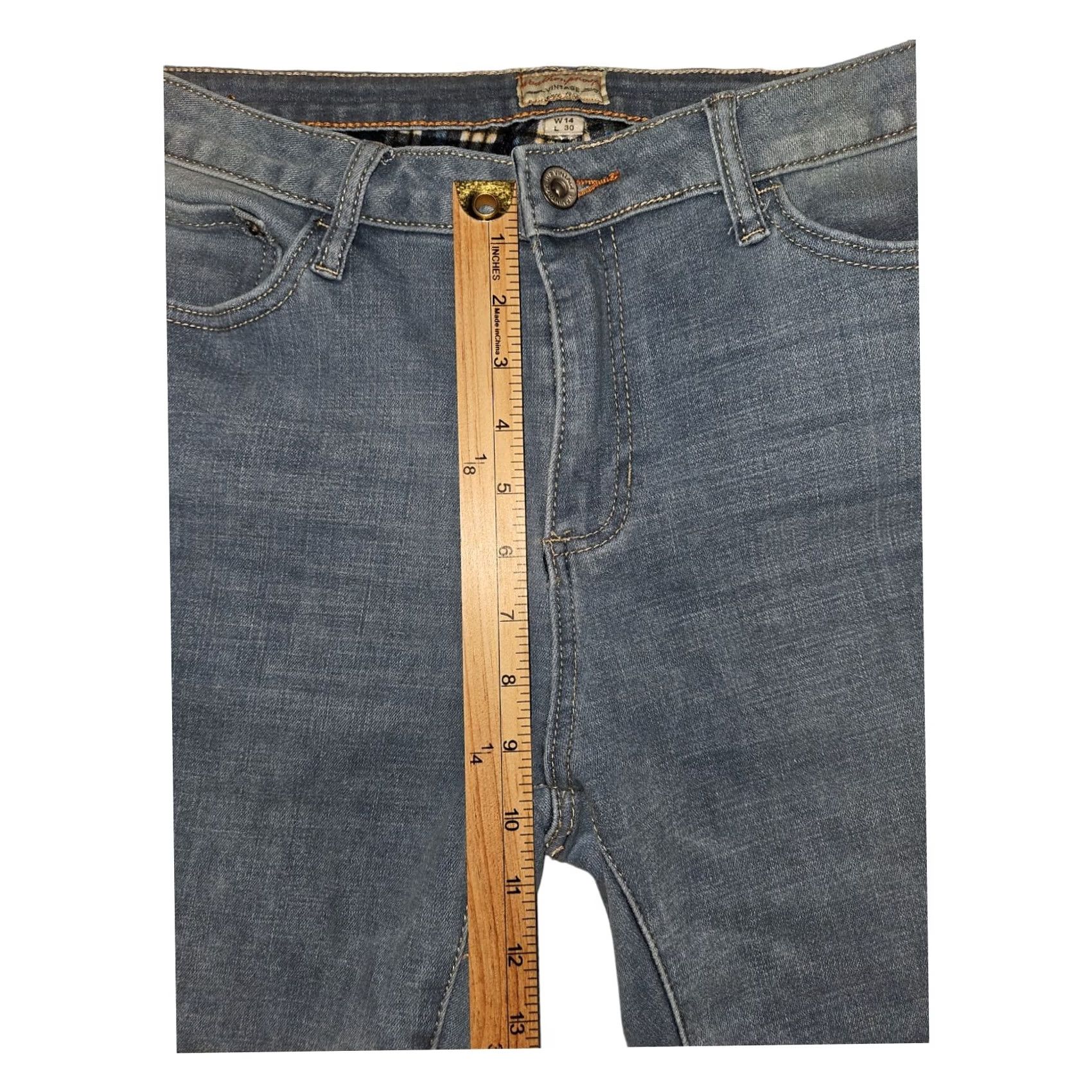 Weatherproof Weatherproof Vintage Fleece Lined Jeans Women's 14 Slim Straight Size 36" / US 14 / IT 50 - 5 Thumbnail