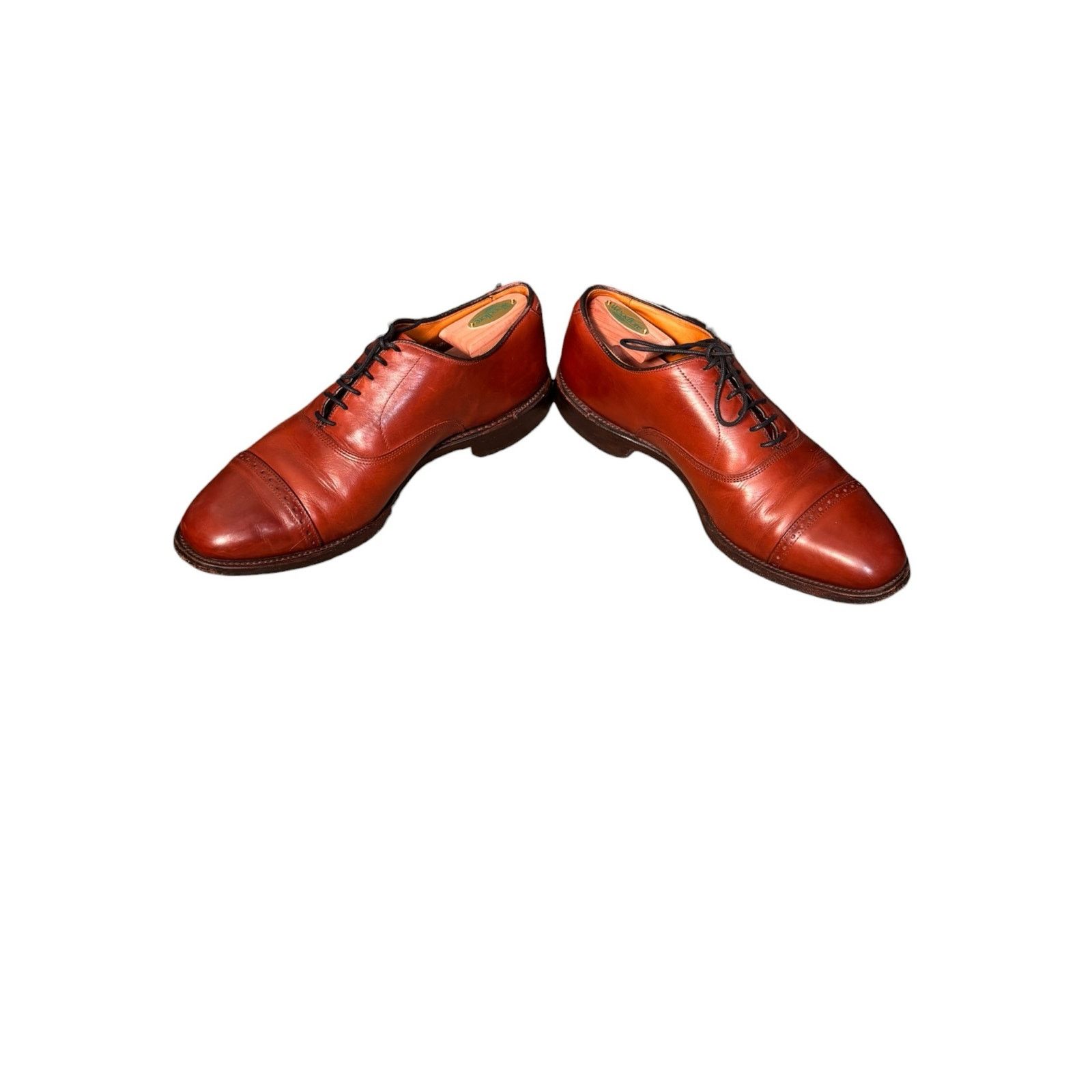 Allen Edmonds Vintage Allen Edmonds Byron Cap Toe Oxford Shoes Cognac 10 Size US 10 / EU 43 - 6 Thumbnail