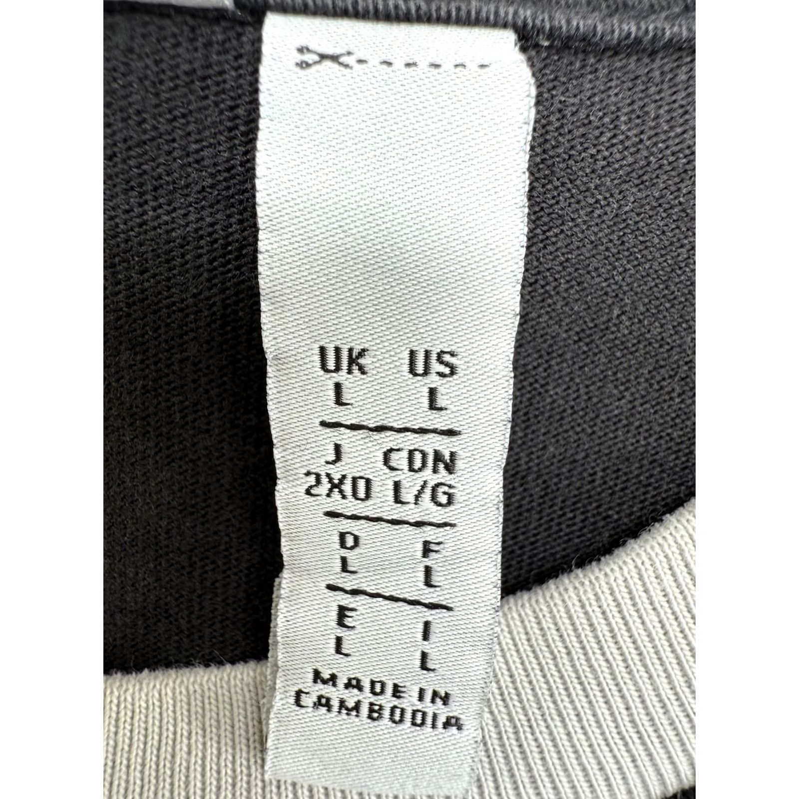Adidas Adidas Black 3-Stripes T-Shirt L Unisex Size US L / EU 52-54 / 3 - 5 Thumbnail