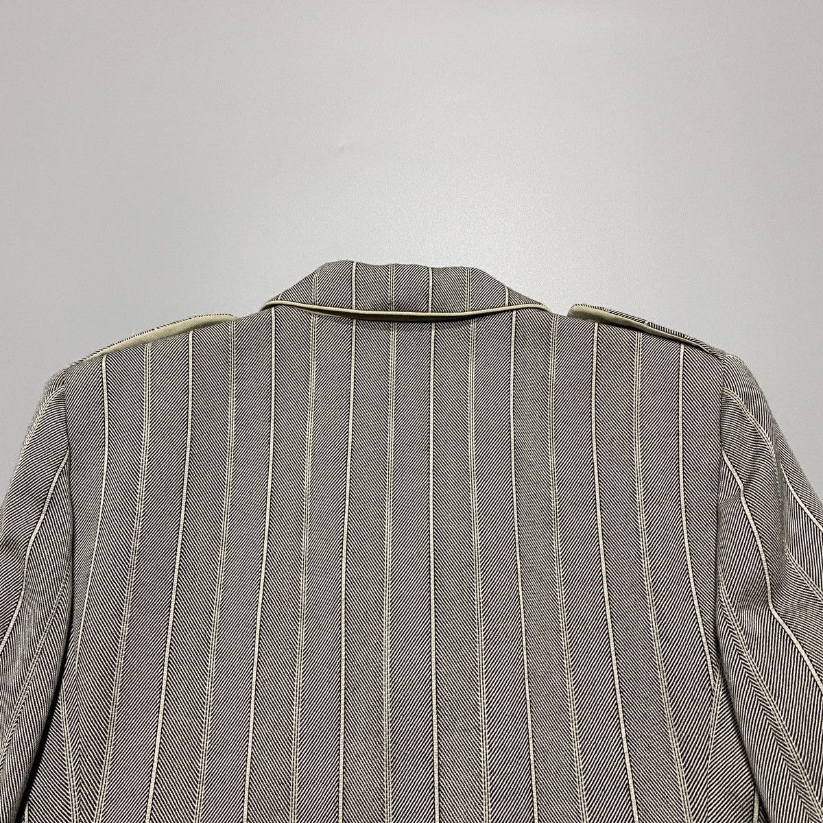 Giorgio Armani Pinstripe Jacket Size US L / EU 52-54 / 3 - 8 Thumbnail