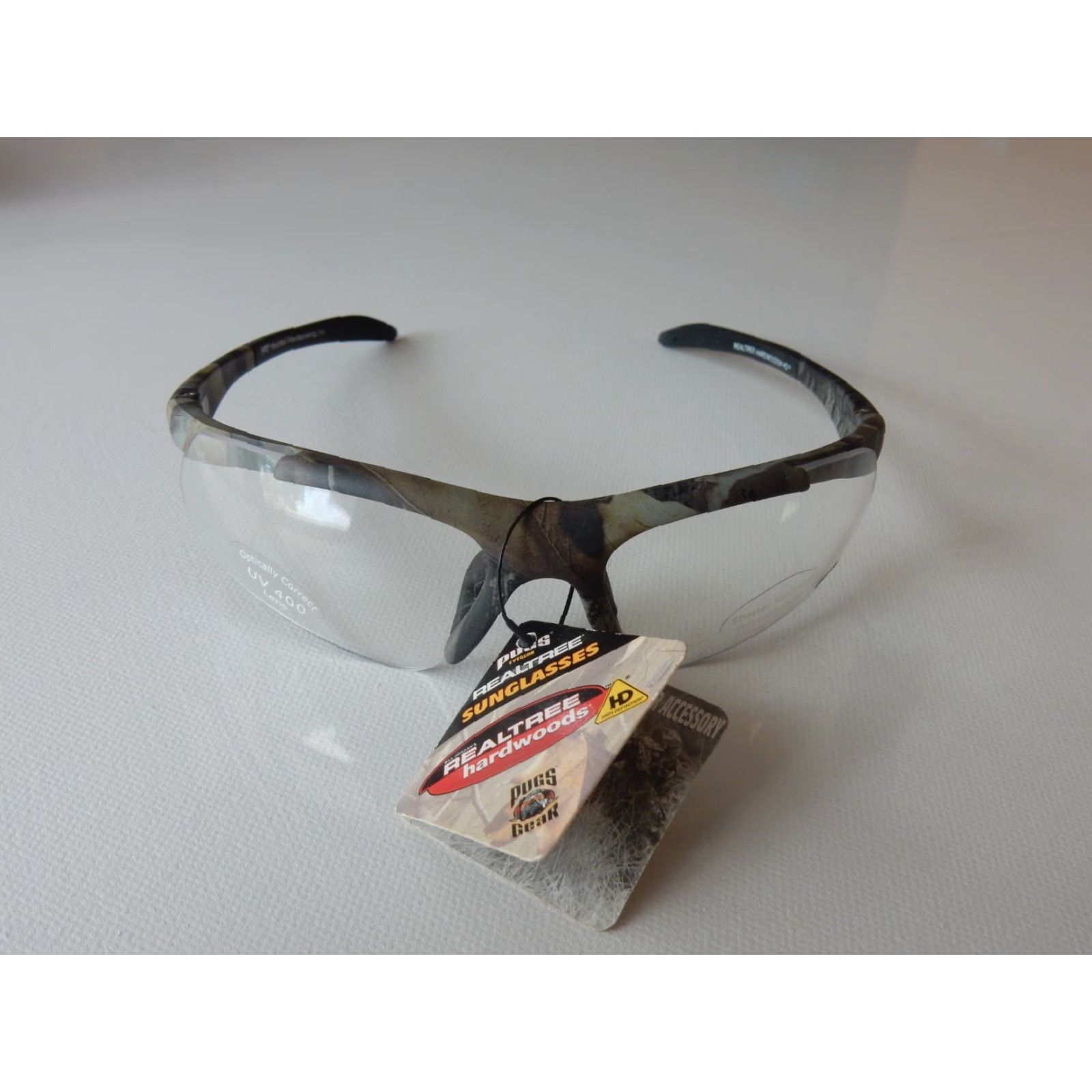 Realtree Pugs Sunglasses Realtree Camouflage Green Frame Men Clear Lens Size ONE SIZE - 2 Thumbnail