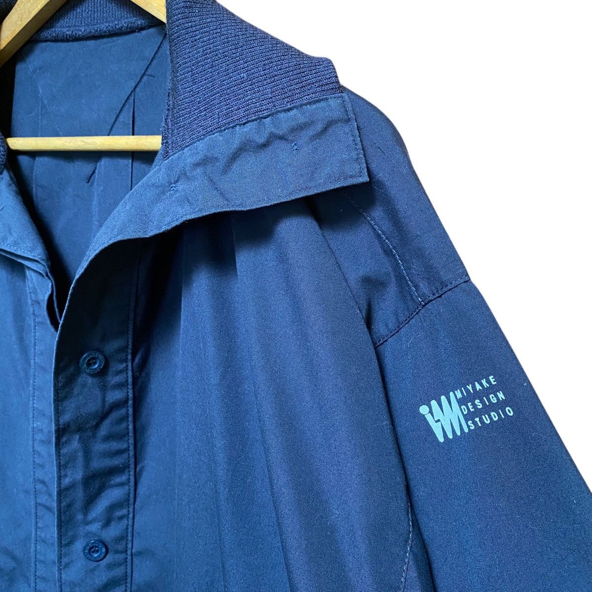 Issey Miyake × Vintage 🔥 SQUERREL COAT By ISSEY MIYAKE NAVY BLUE JACKET Size US M / EU 48-50 / 2 - 4 Thumbnail
