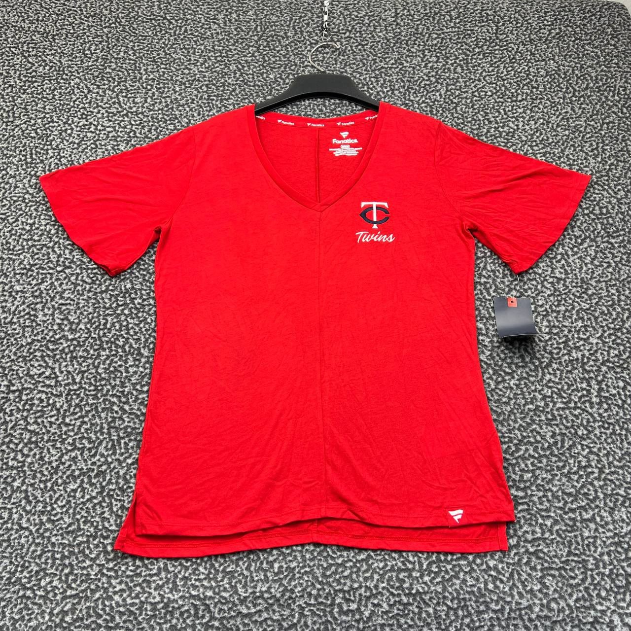 Other Minnesota Twins Shirt Women Medium Red Fanatics V-Neck New M Size M / US 6-8 / IT 42-44 - 1 Thumbnail