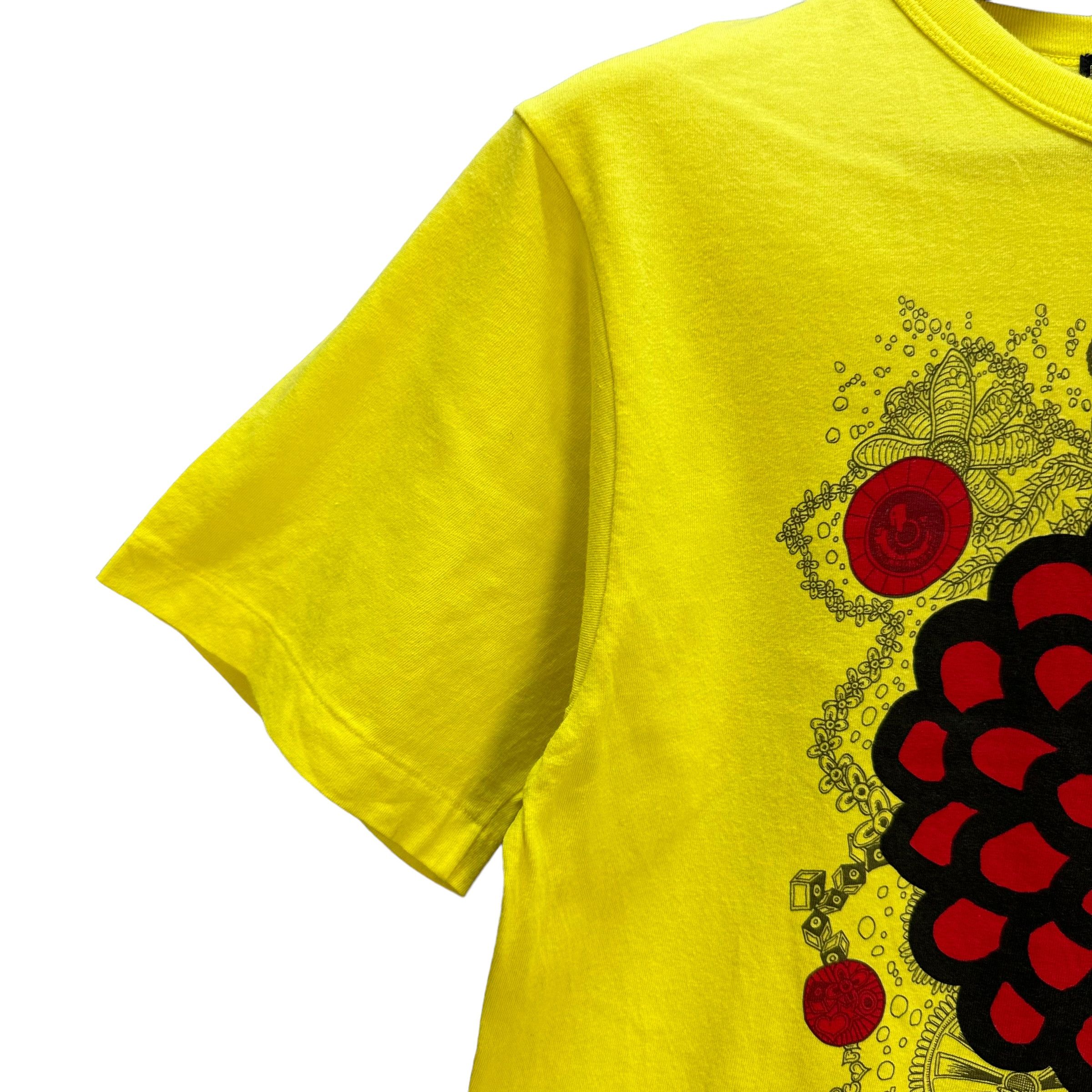 Vintage 90's 24 HOUR TELEVISION Love Flower Single Stitch T #A6-0146 Size US M / EU 48-50 / 2 - 5 Thumbnail