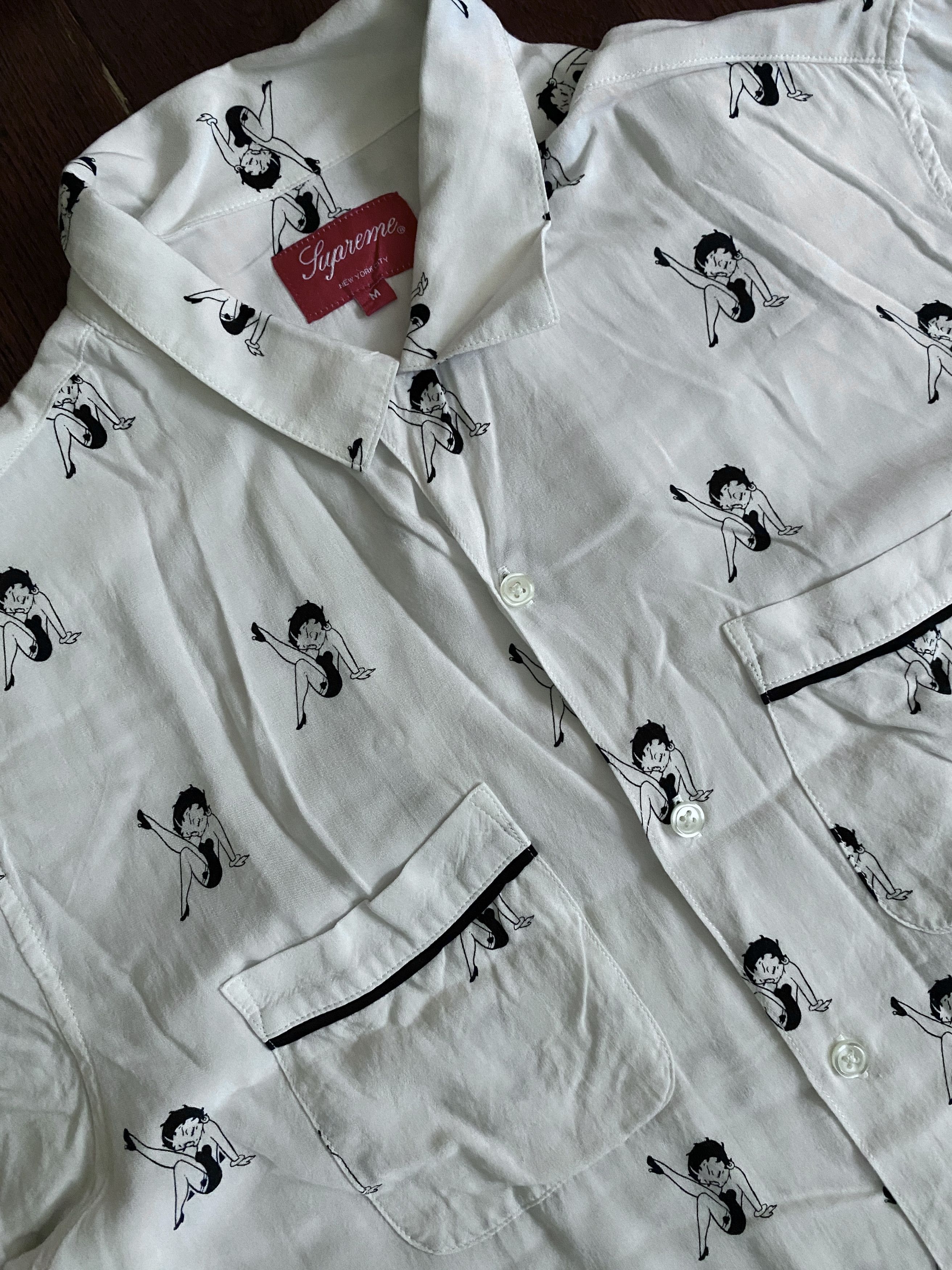 Supreme Betty Boop Rayon Shirt SS16 Size US M / EU 48-50 / 2 - 2 Thumbnail
