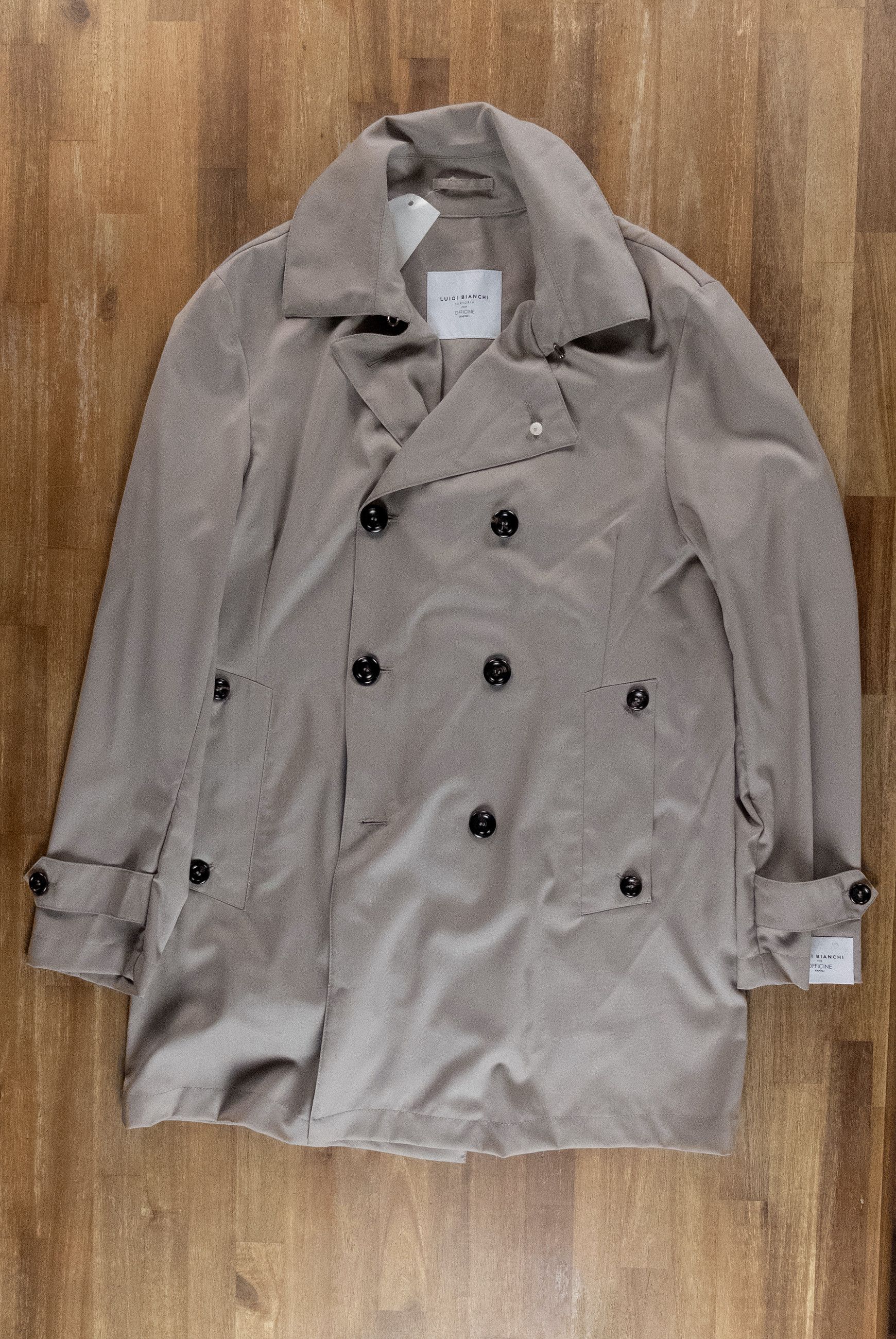 Luigi Bianchi LUIGI BIANCHI beige wool trench coat Size 40 / Large Size US L / EU 52-54 / 3 - 3 Thumbnail