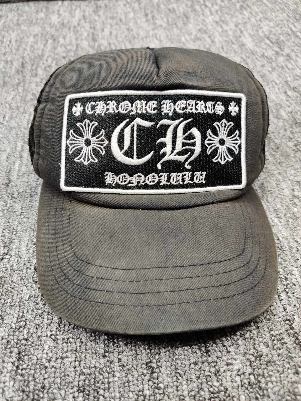 Chrome Hearts Chrome Hearts Honolulu Sunfaded Trucker Hat Size ONE SIZE - 3 Thumbnail