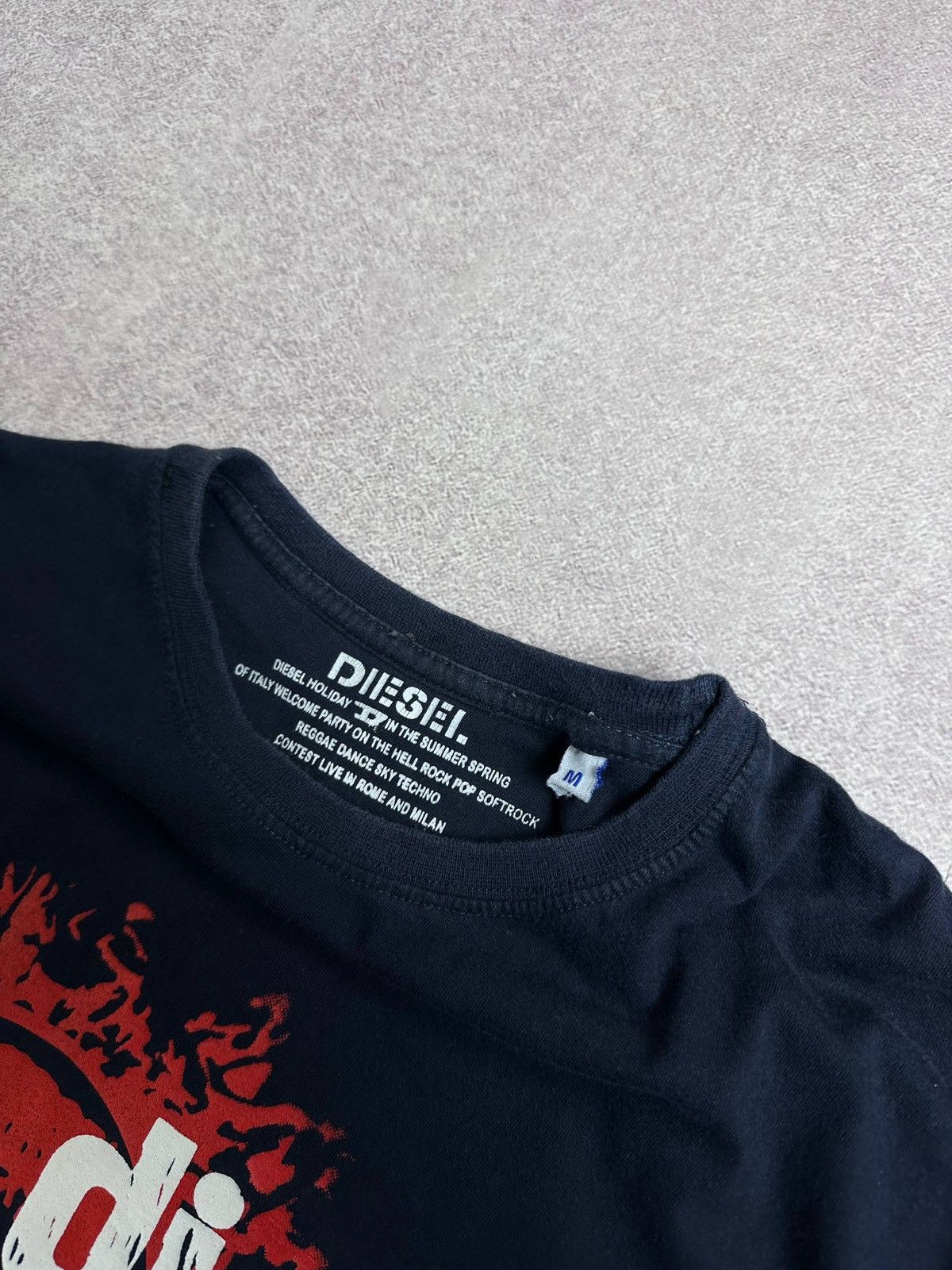 Diesel Vintage 90s Diesel Big Logo T-shirt M Size US M / EU 48-50 / 2 - 7 Thumbnail