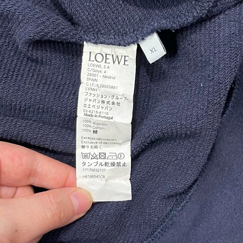 Loewe LOEWE Classic blue and green color Logo round neck sweater Size XL / US 12-14 / IT 48-50 - 6 Thumbnail
