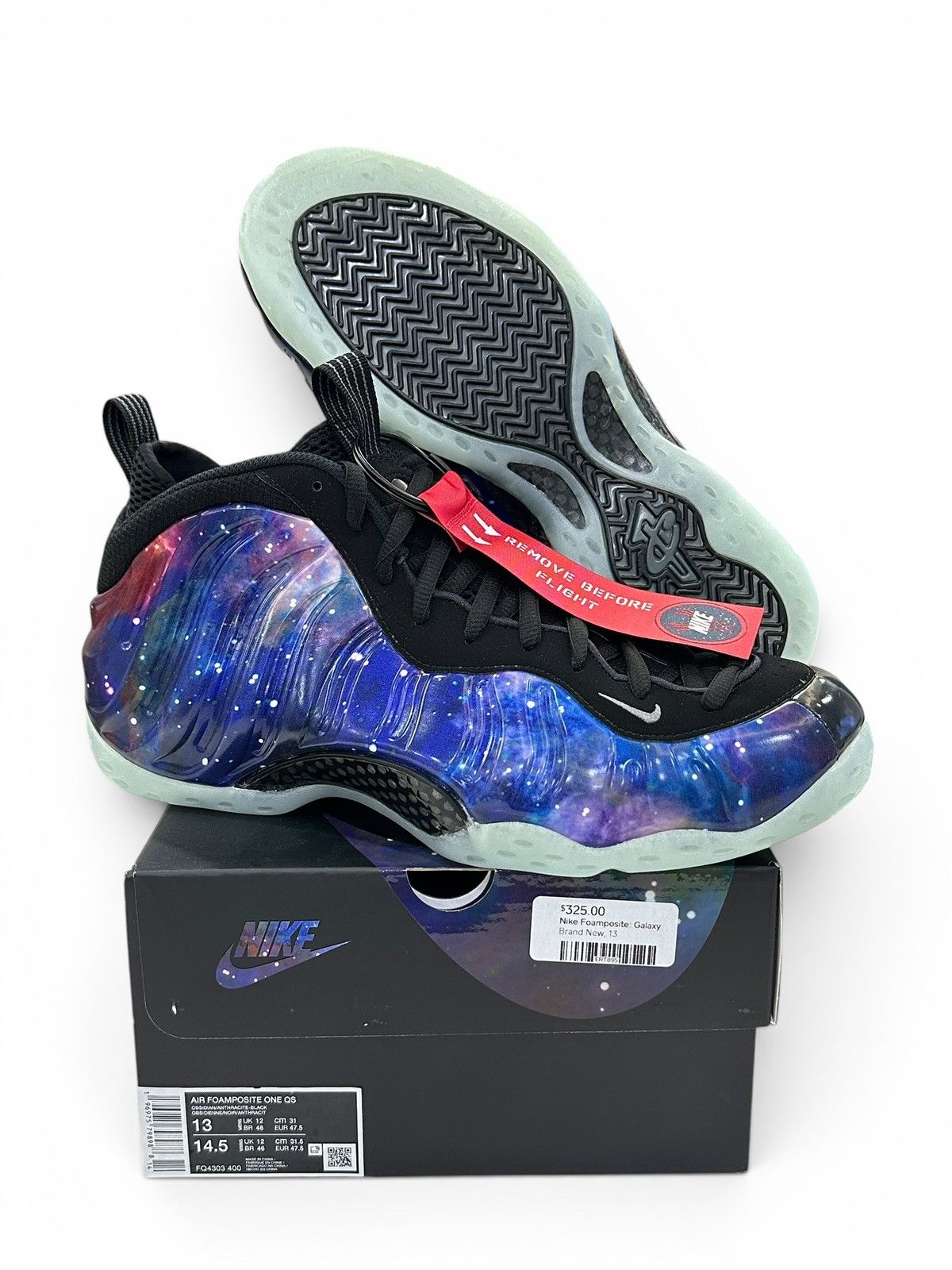 Nike Nike Air Foamposite One 2025 Galaxy Brand New Size US 13 / EU 46 - 1 Thumbnail