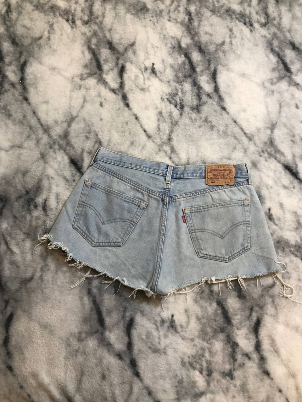 Levi's Levi's 505 Light Blue Denim shorts Size 34" / US 12 / IT 48 - 6 Thumbnail