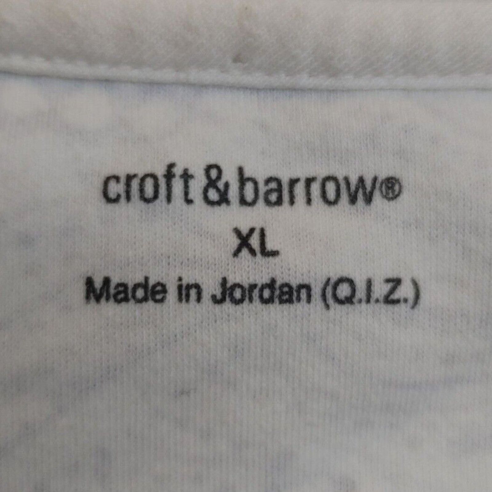 Croft & Barrow Croft & Barrow Women's White/Brown Multi Patterned Tee XL Size XL / US 12-14 / IT 48-50 - 3 Thumbnail
