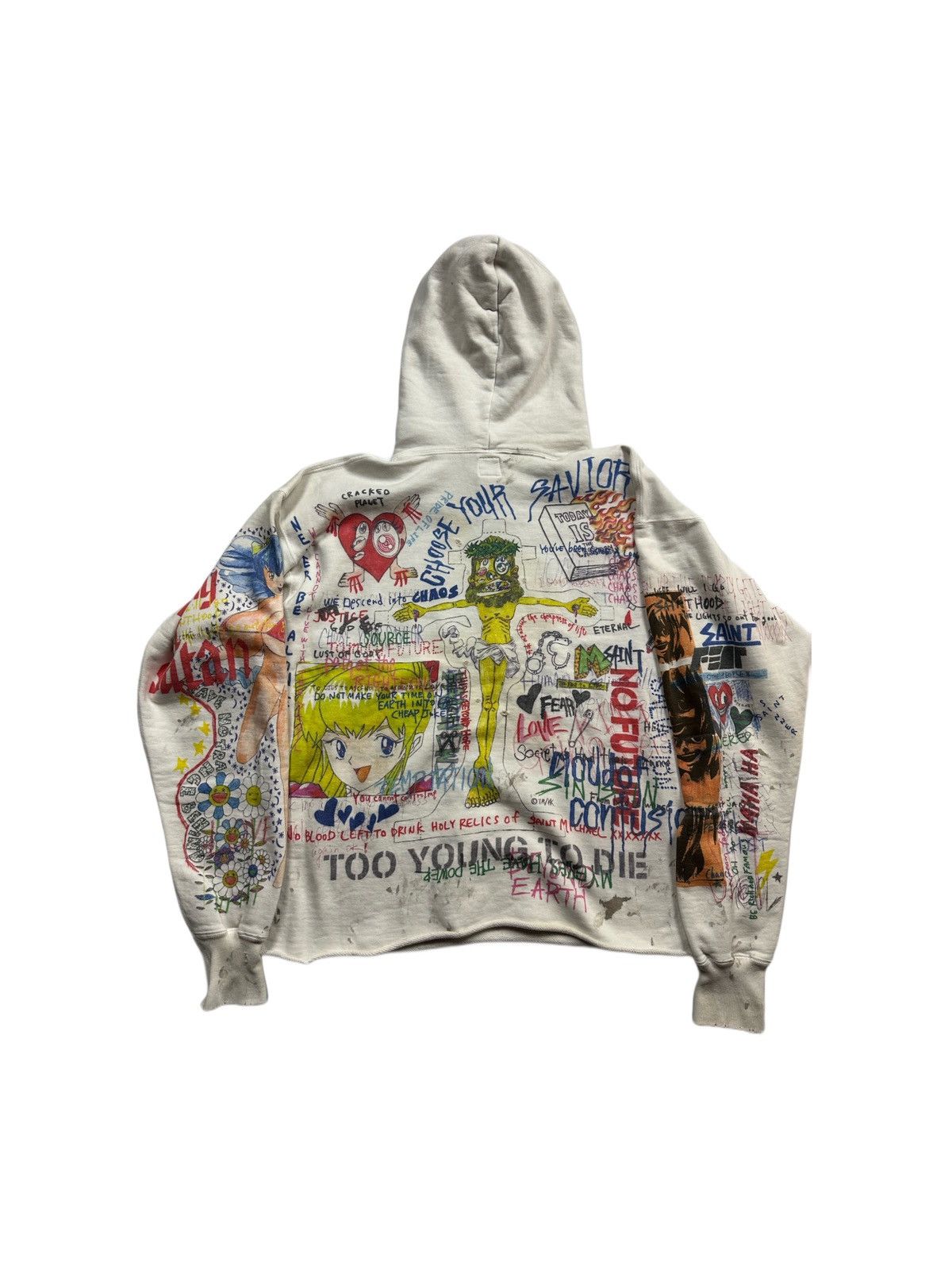 Takashi Murakami Takashi Murakami x Saint Michael Hoodie | Grailed