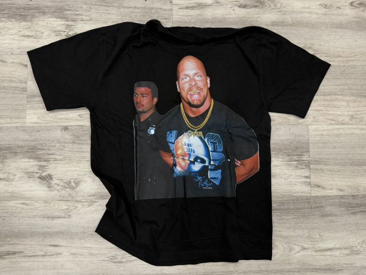 WWE WWE Stone Cold Steve Austin Gold and Grillz tee Size US L / EU 52-54 / 3 - 1 Thumbnail