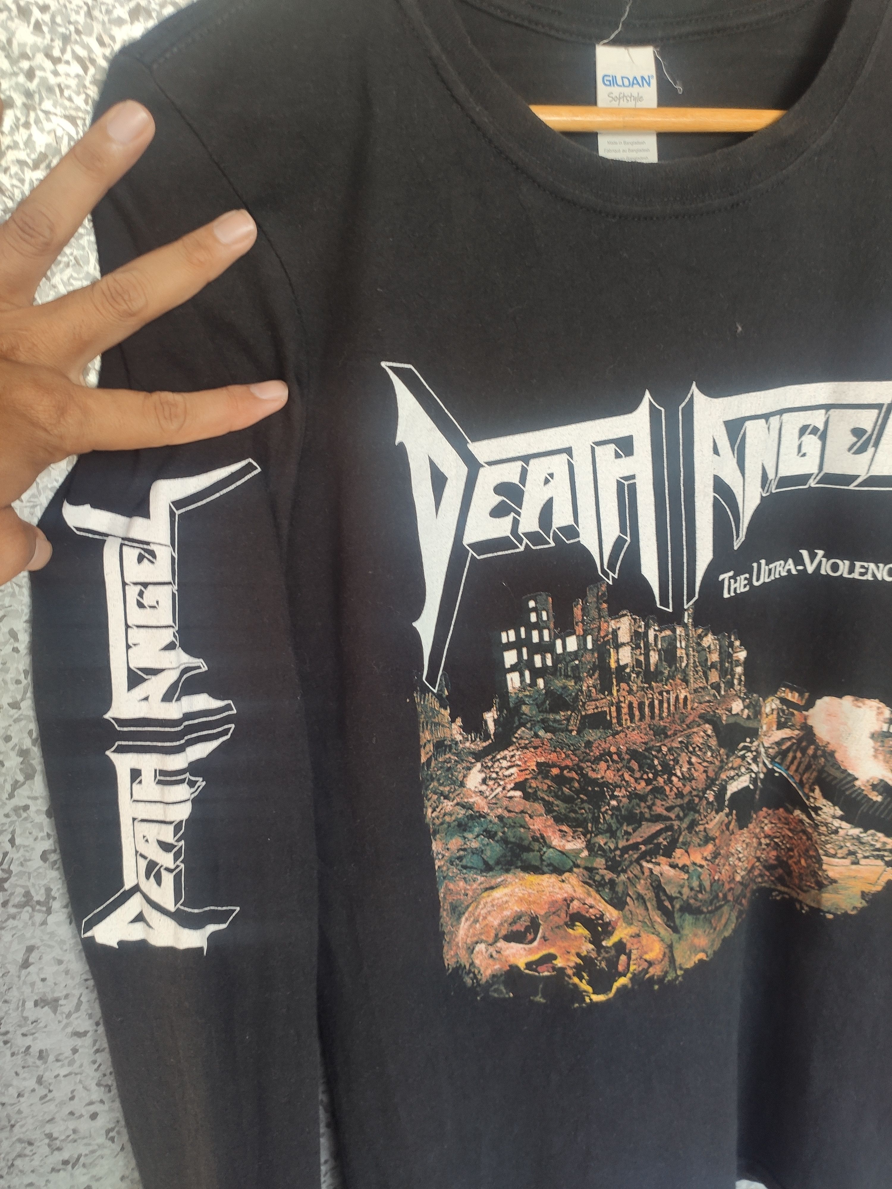 Band Tees 🔥 Death Angel t shirt long sleeve American thrash metal Size US S / EU 44-46 / 1 - 7 Thumbnail