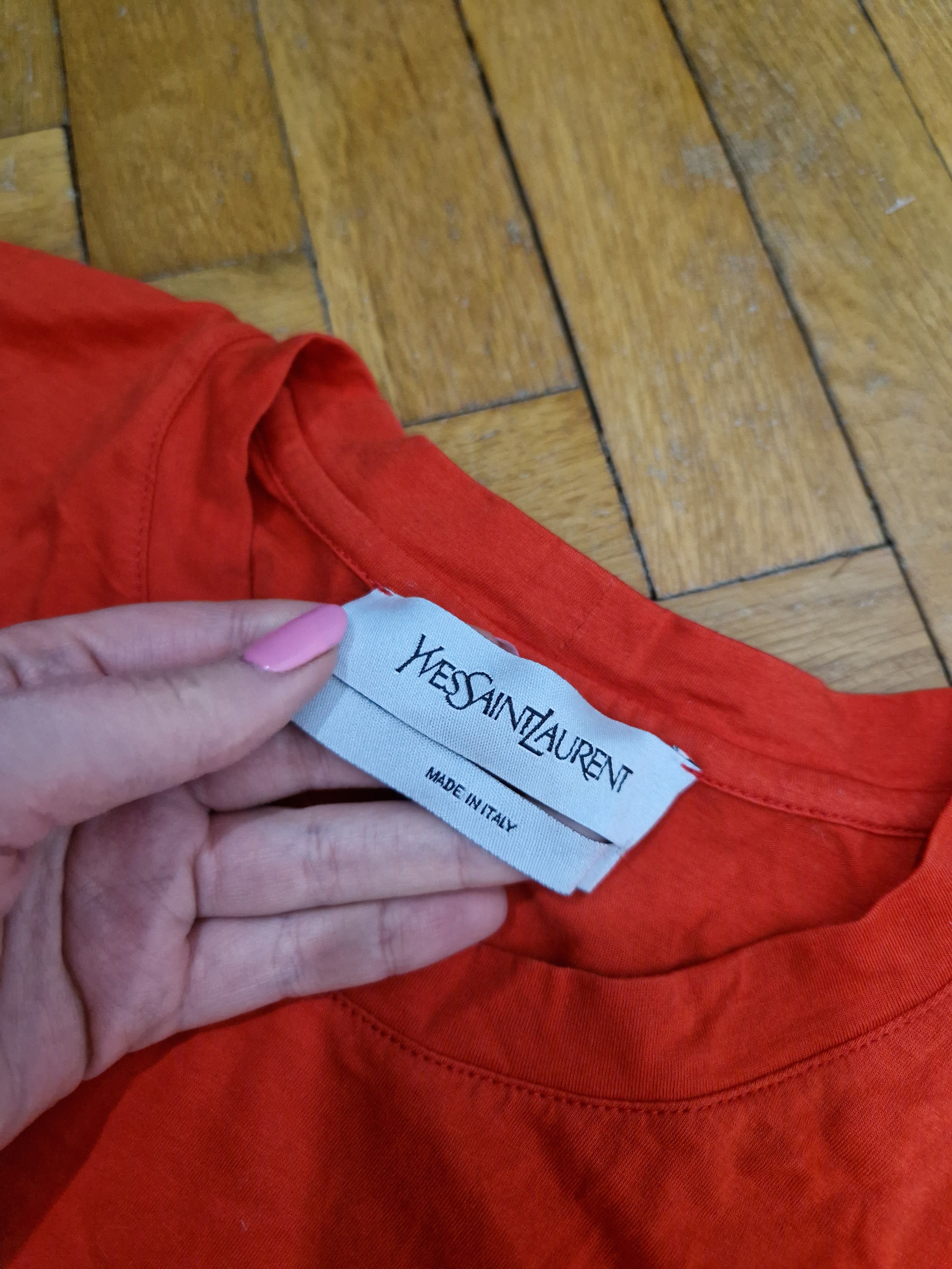 Yves Saint Laurent Yves Saint Laurent YSL OG logo tee Size M / US 6-8 / IT 42-44 - 3 Thumbnail