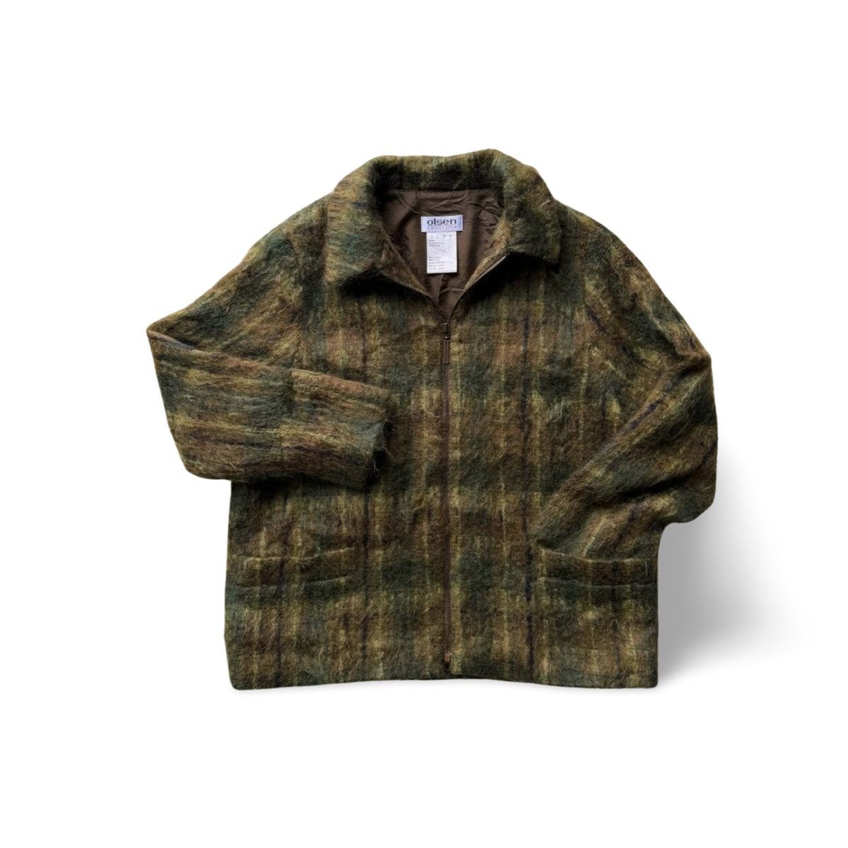 Vintage Vintage Mohair Plaid Jacket Size US M / EU 48-50 / 2 - 1 Thumbnail