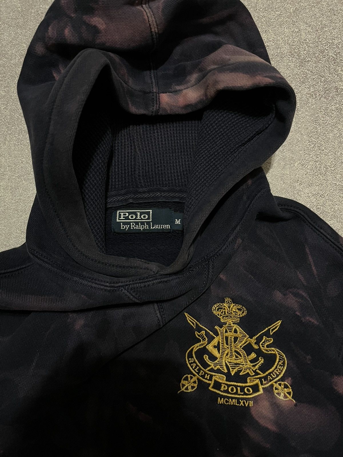 Polo Ralph Lauren Polo Ralph Lauren Bleached Hoodie – Custom Tie-Dye Size US M / EU 48-50 / 2 - 9 Thumbnail