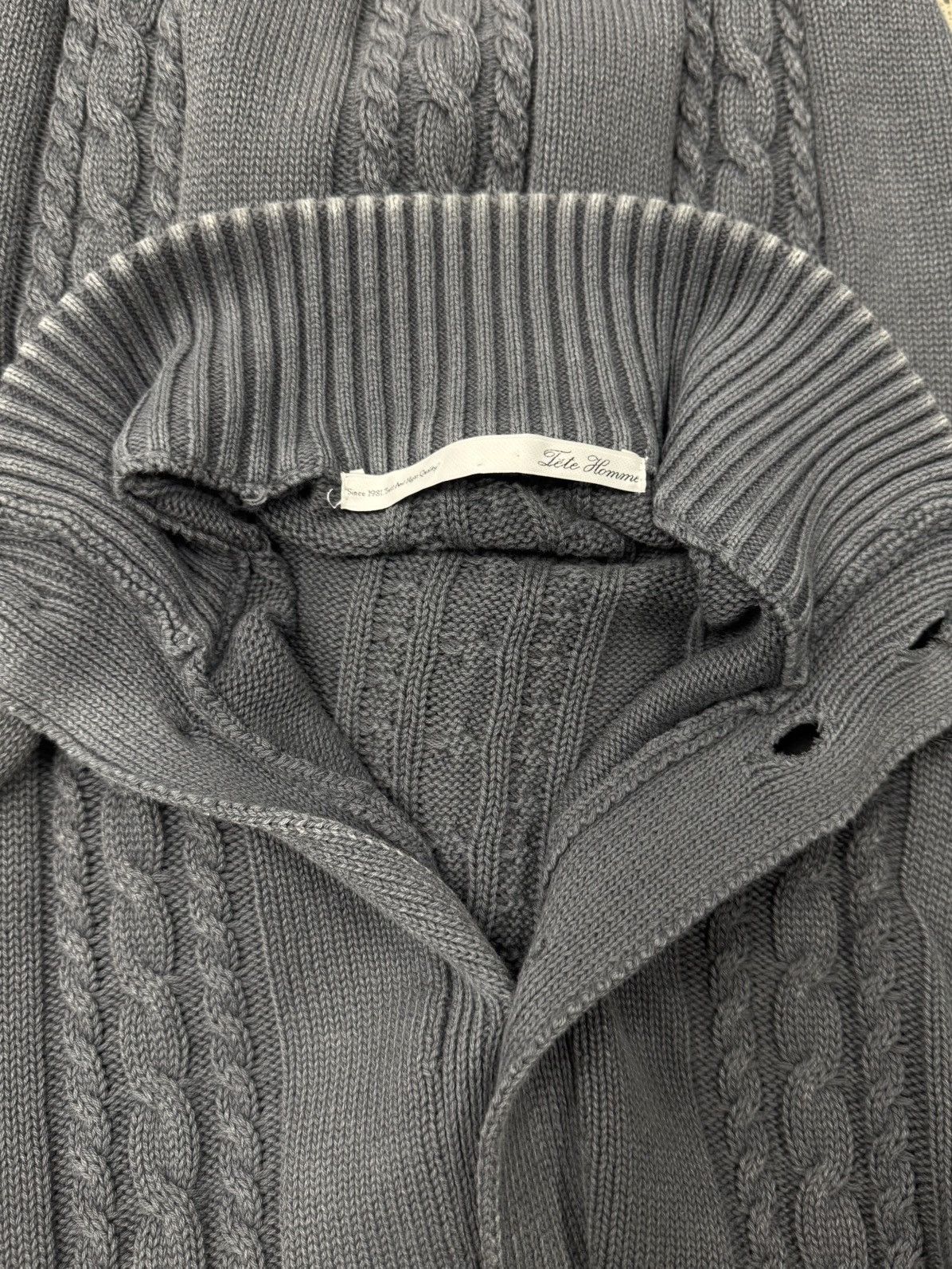 Tete Homme Tete Homme Cable Knit Sweater Size US M / EU 48-50 / 2 - 3 Thumbnail