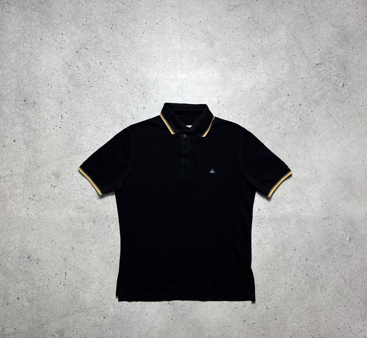 Vivienne Westwood Vivienne Westwood Black Luxury Polo Shirt Size L Size US L / EU 52-54 / 3 - 1 Thumbnail