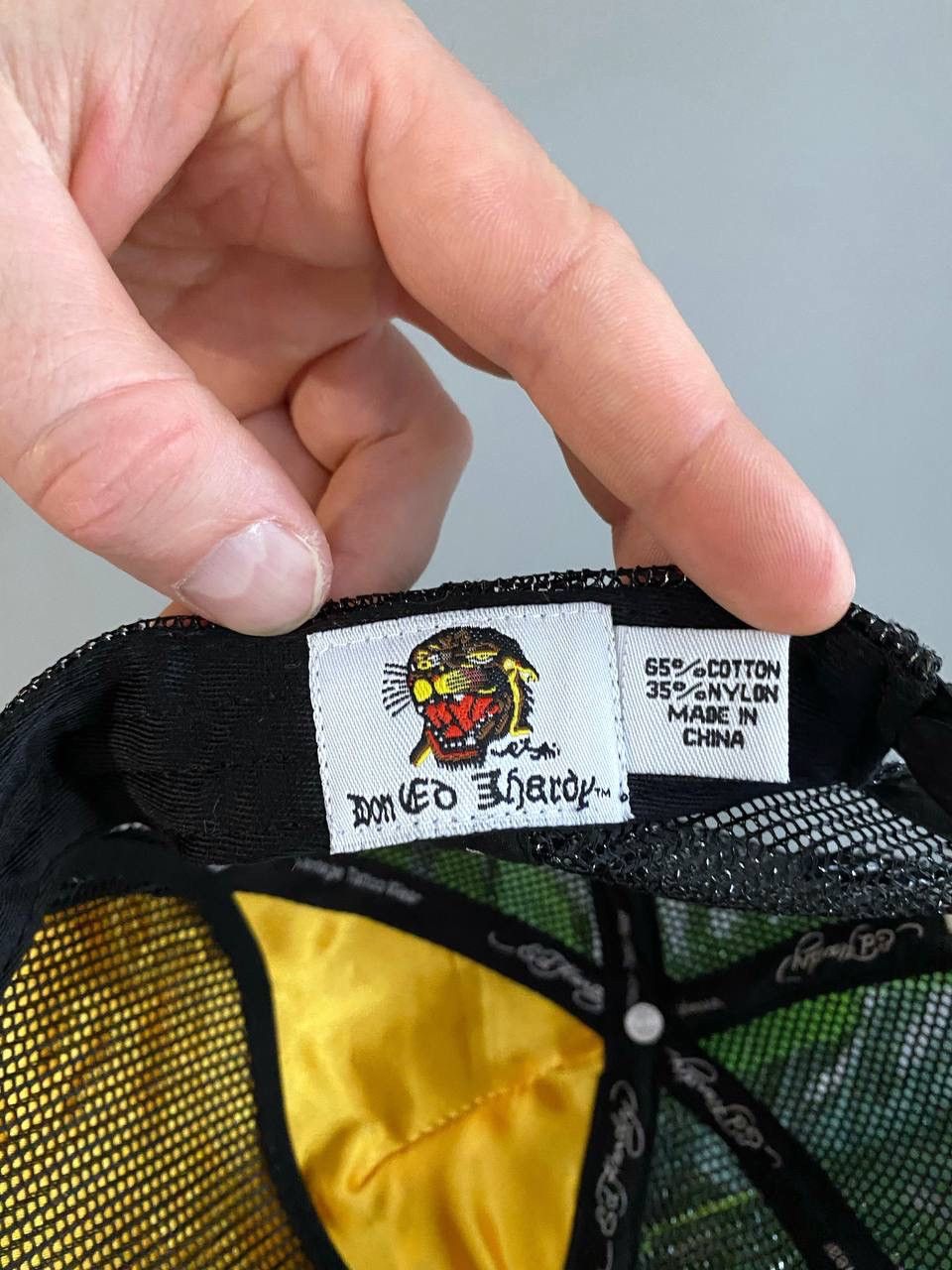 Ed Hardy Ed Hardy by Christian Audigier Tiger Logo Trucker Cap, OS Size ONE SIZE - 14 Thumbnail