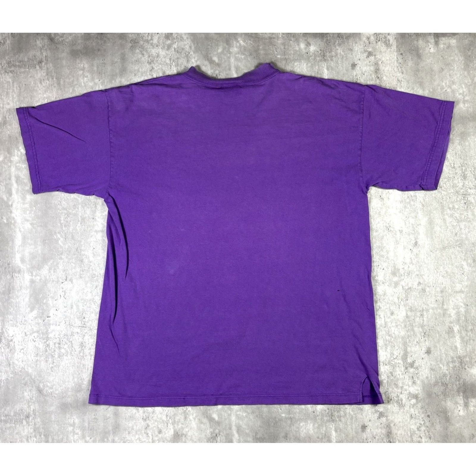 Disney VINTAGE Disney Mickey Mouse T Shirt Purple 2XL 90s Men Regular Short Sleeve Crew Neck Cotton Knit Size US XXL / EU 58 / 5 - 2 Thumbnail