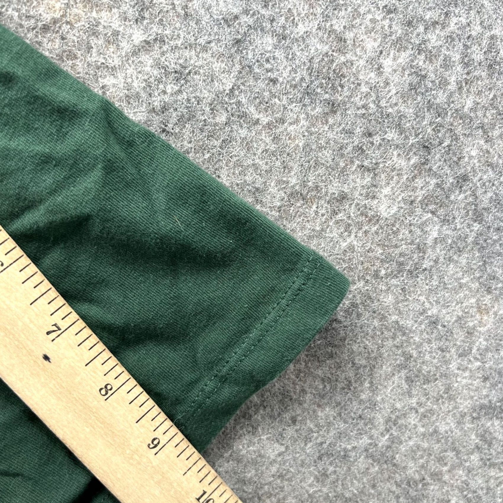Guess VINTAGE GUESS Shirt Men M Green Crewneck Cotton Solid Logo 90s 00s All Seasons Mens Size US M / EU 48-50 / 2 - 3 Thumbnail
