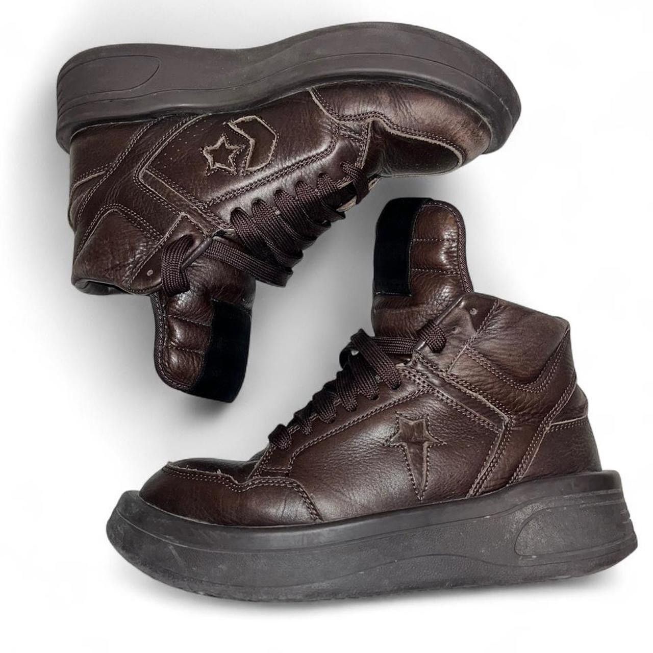 Rick Owens Drkshdw Drkstr Trbwpn Sneakers Hi Size US 8.5 / EU 41-42 - 7 Thumbnail