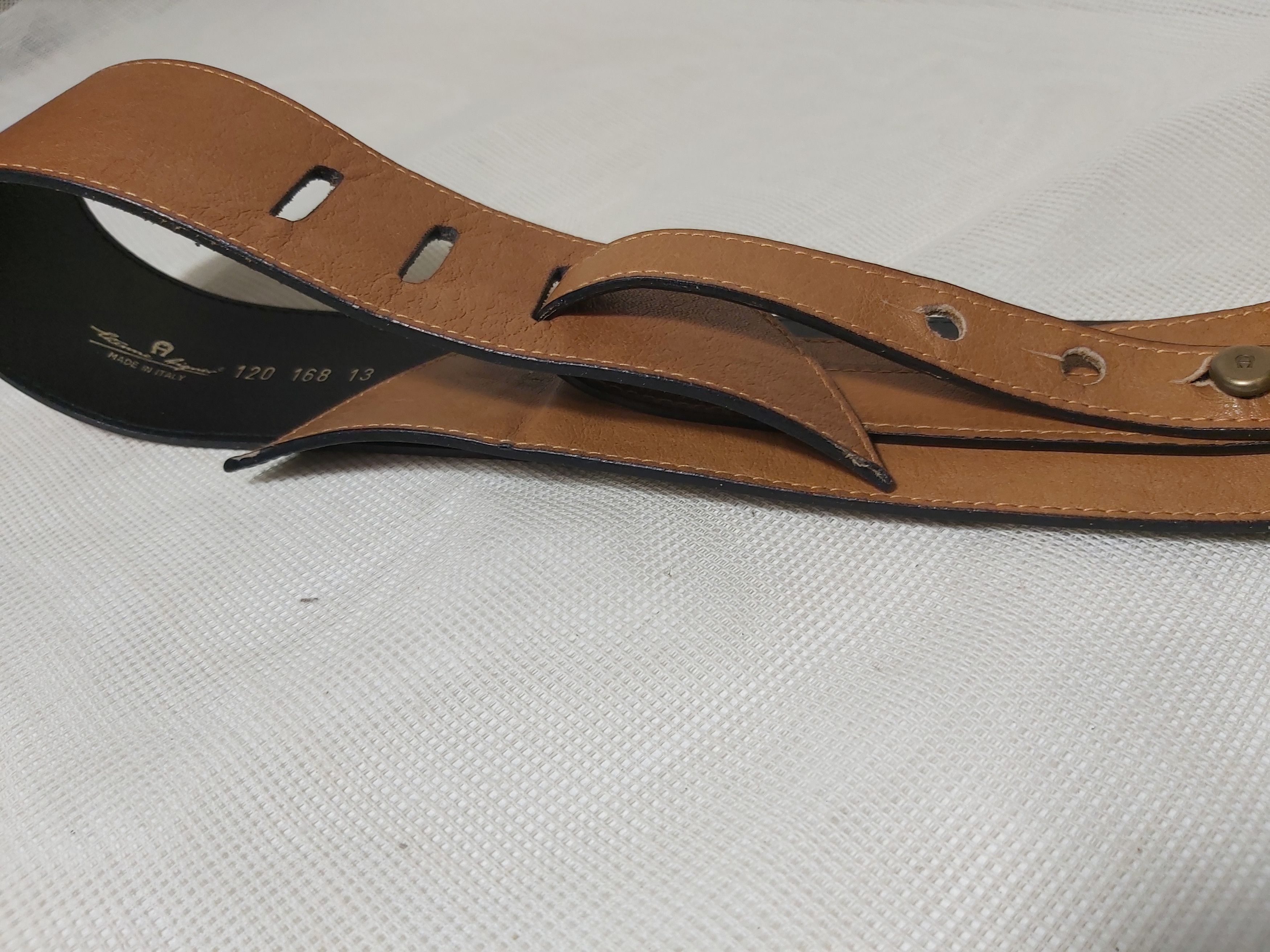 Etienne Aigner Etienne Aigner belt sash. Leather camel belt vintage Size ONE SIZE - 6 Thumbnail