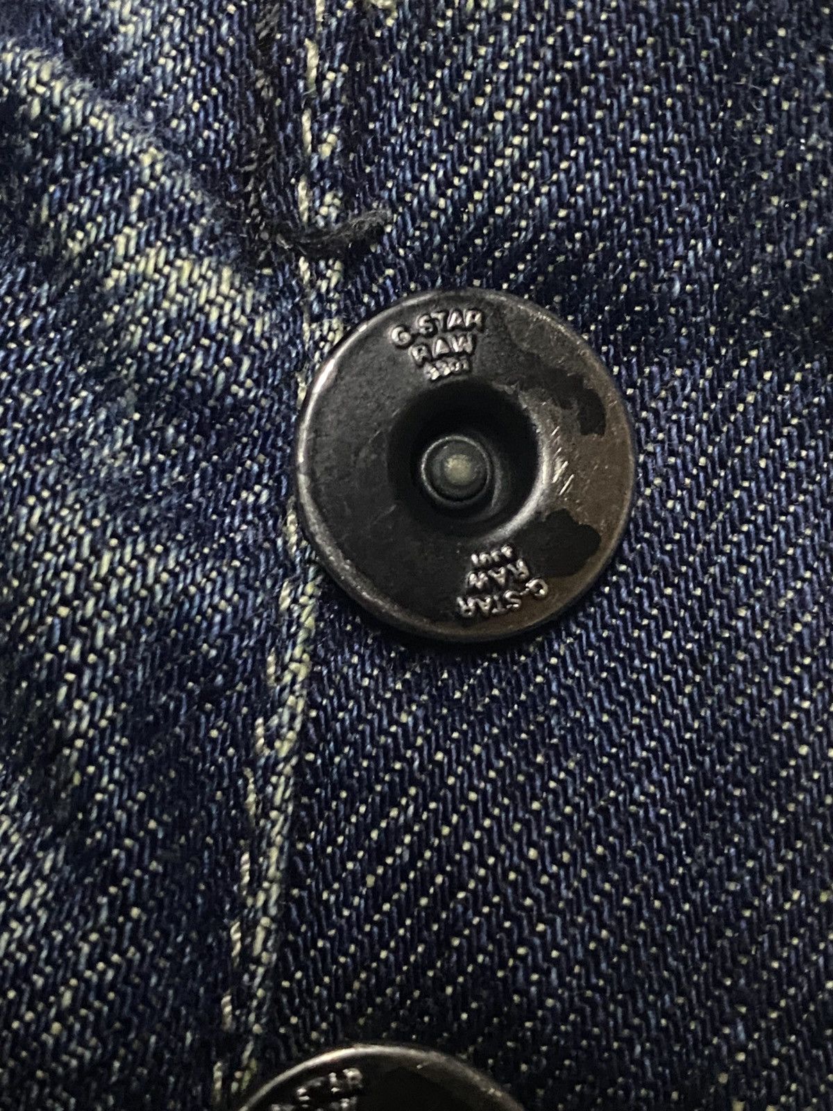 G-Star × Marc Newson G Star 33/01 Mud Wash Buckle Back Double Knee Loose Jeans Size US 33 - 13 Thumbnail