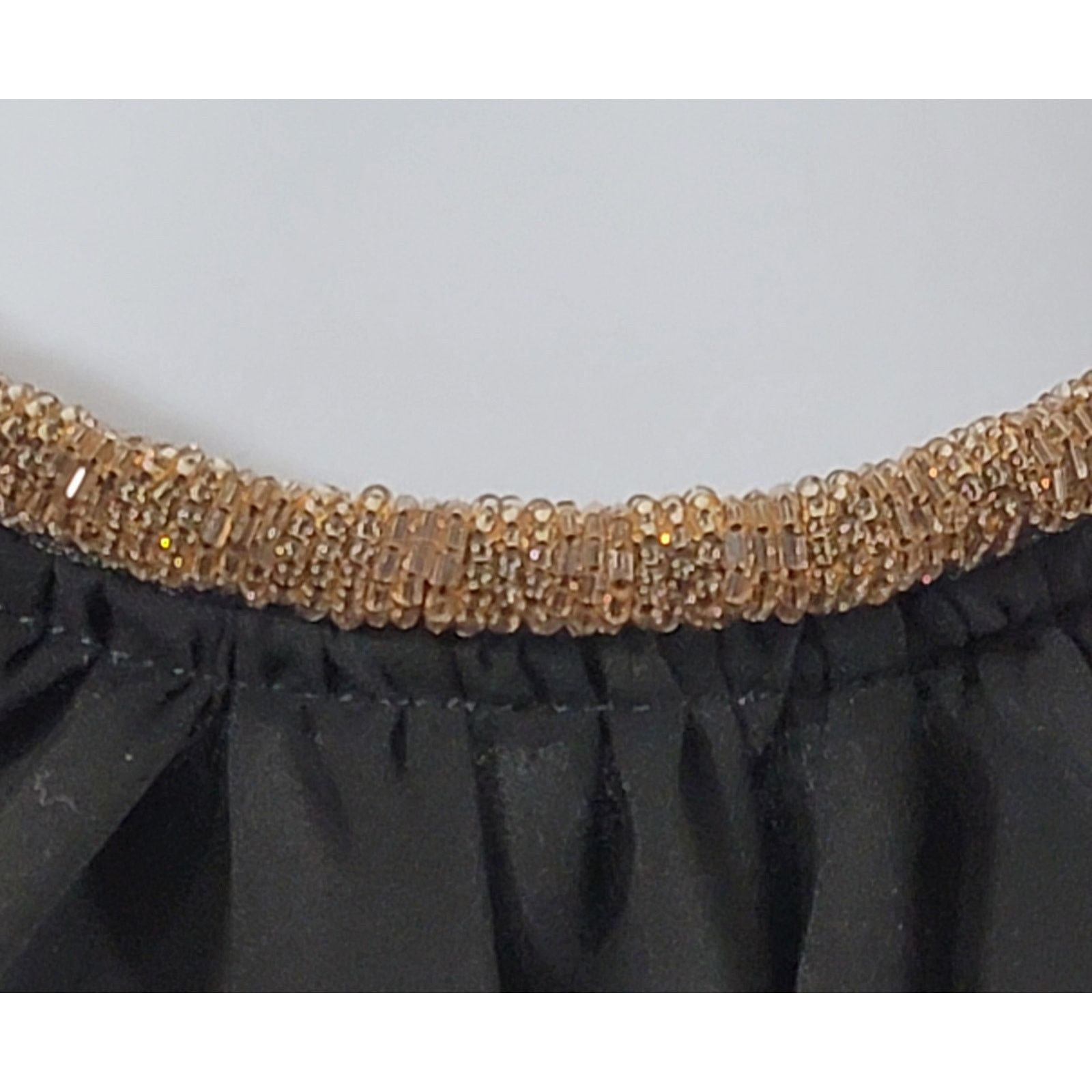 Other HAE Black Halter Beaded Round Neckline 1X Lightweight Flowy Size XL / US 12-14 / IT 48-50 - 2 Thumbnail