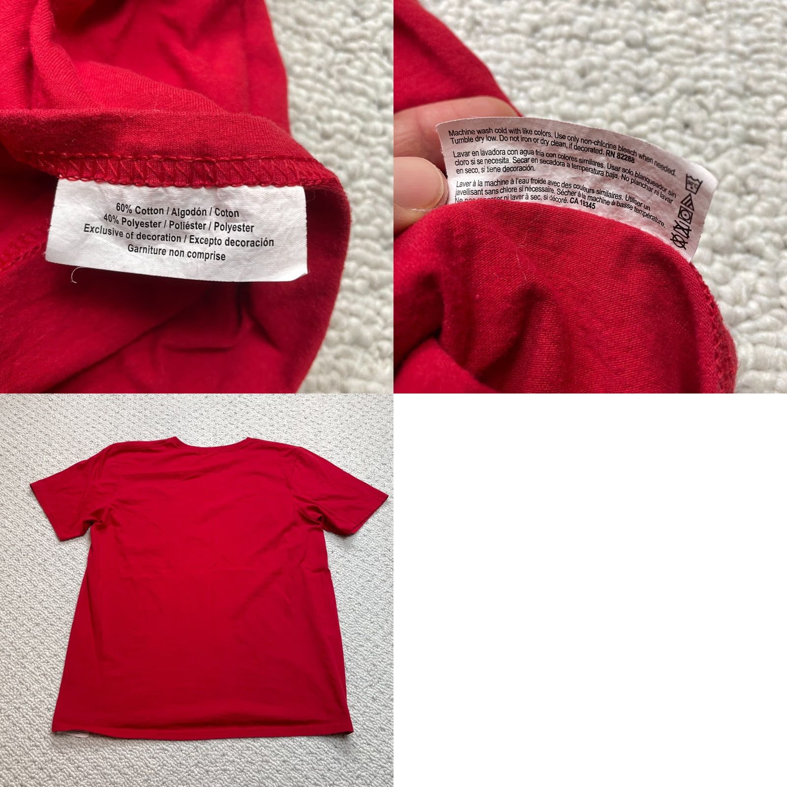 Russell Athletic Russell Athletic Shirt Mens Large Grambling 2017 Football Champions Logo SWAC Red Cotton Jersey Short Sleeve Crew Neck Size US M / EU 48-50 / 2 - 8 Thumbnail