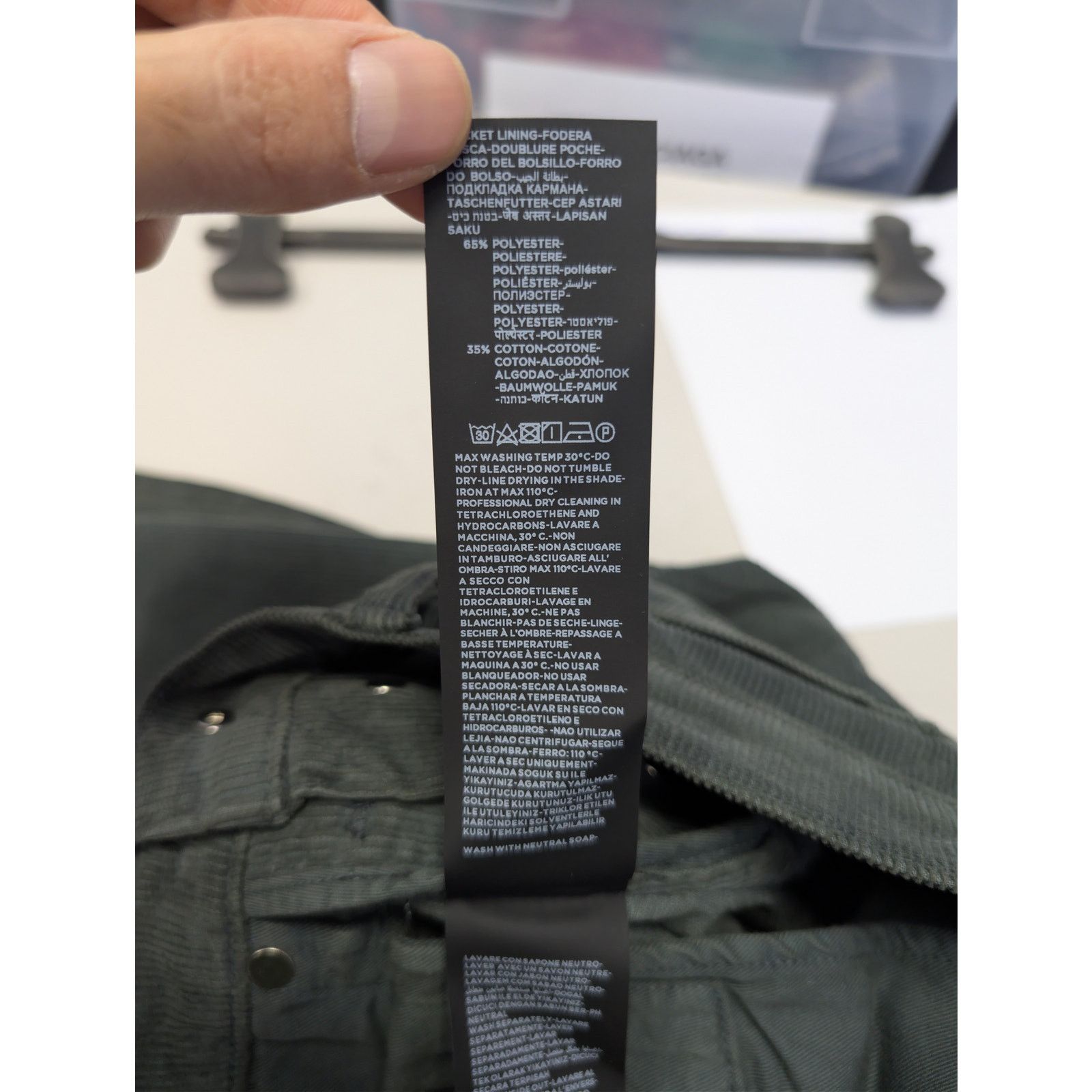 Tom Ford o1rshd1 Slim Fit Denim Jeans in Slate Green Size US 30 / EU 46 - 19 Thumbnail