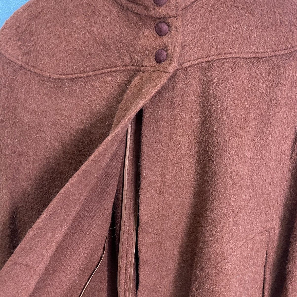Thierry Mugler Thierry Mugler wool Alpaca cloak cape Size US M / EU 48-50 / 2 - 13 Thumbnail