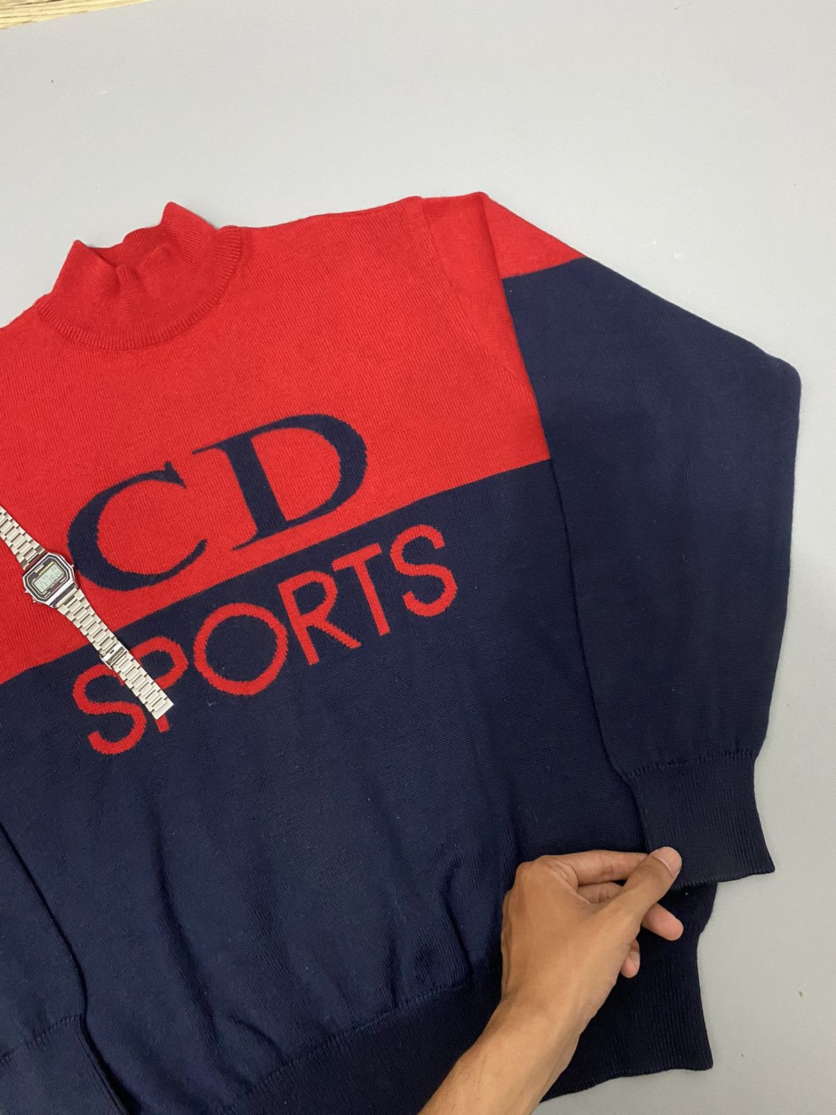 Christian Dior Monsieur × Dior × Vintage 💥Big logo💥 Christian Dior Turtle Neck Size US M / EU 48-50 / 2 - 4 Thumbnail