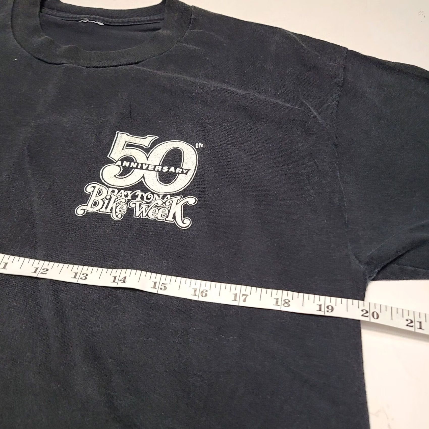 Vintage VINTAGE 1991 Bike Week Daytona Beach Florida USA Eagle Motorcycle Men Large Shirt Size US L / EU 52-54 / 3 - 7 Thumbnail