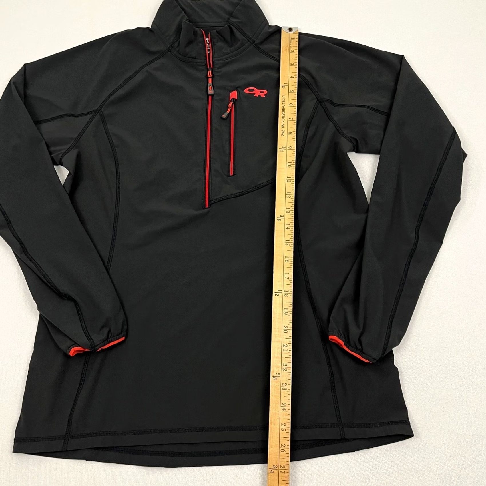 Outdoor Research VINTAGE? No. Outdoor Research Ferrosi Windshirt Jacket Womens L Gray Nylon Hiking 1/2 Zip L/S Size L / US 10 / IT 46 - 5 Thumbnail