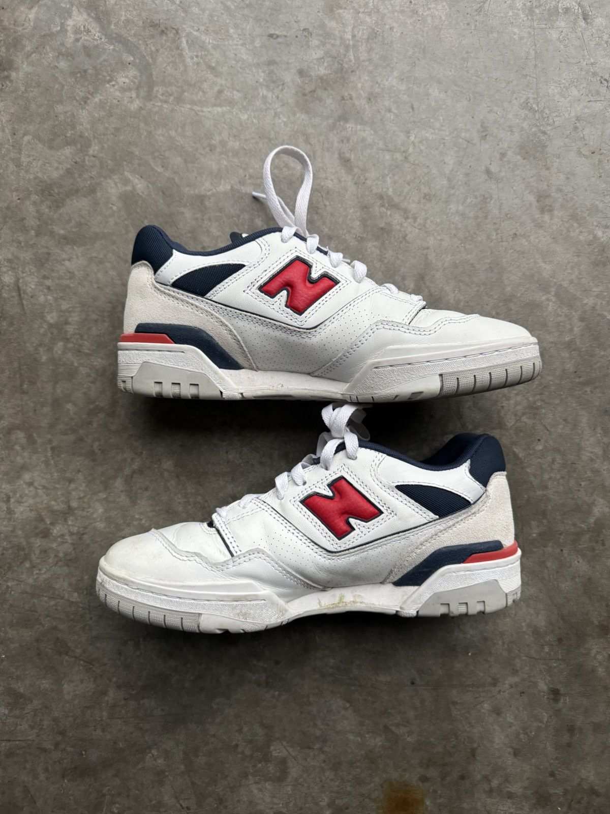 New Balance VNDS New Balance 550 White/Navy/Red Colorway Size US 8 / EU 41 - 2 Thumbnail
