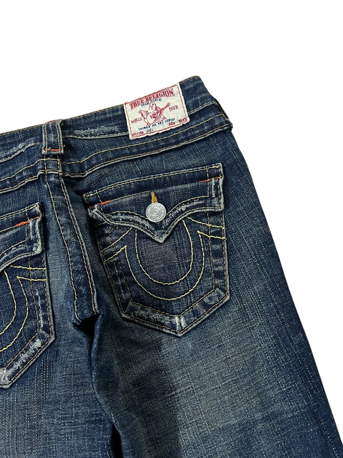 True Religion Flare Jean True Religion Twist Leg Distress Jean Size 27" / US 4 / IT 40 - 15 Thumbnail