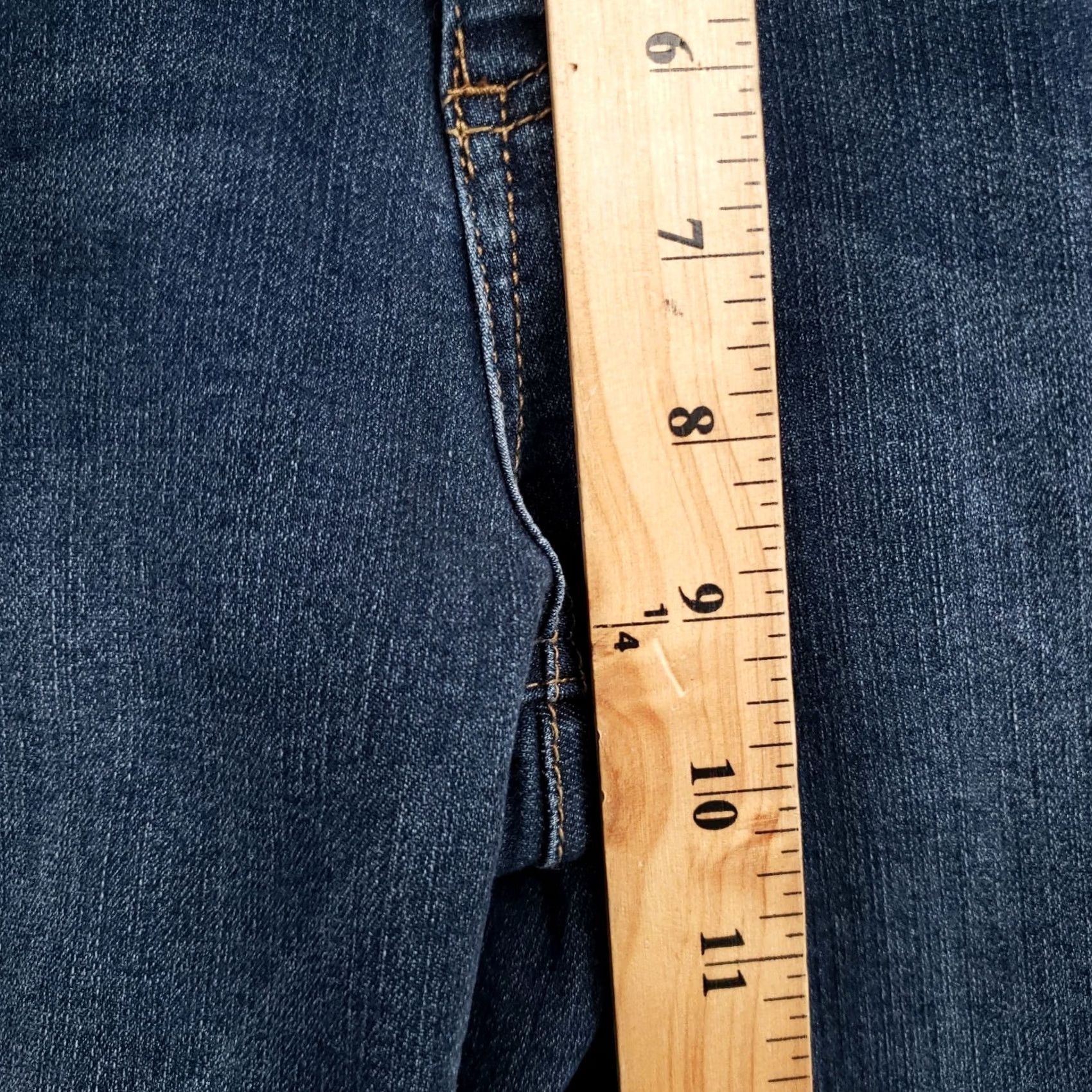 Vintage Democracy Ab Technology Skinny Jeans Womens Size 10 Blue Stretch Dark Wash Denim Size 32" / US 10 / IT 46 - 5 Thumbnail