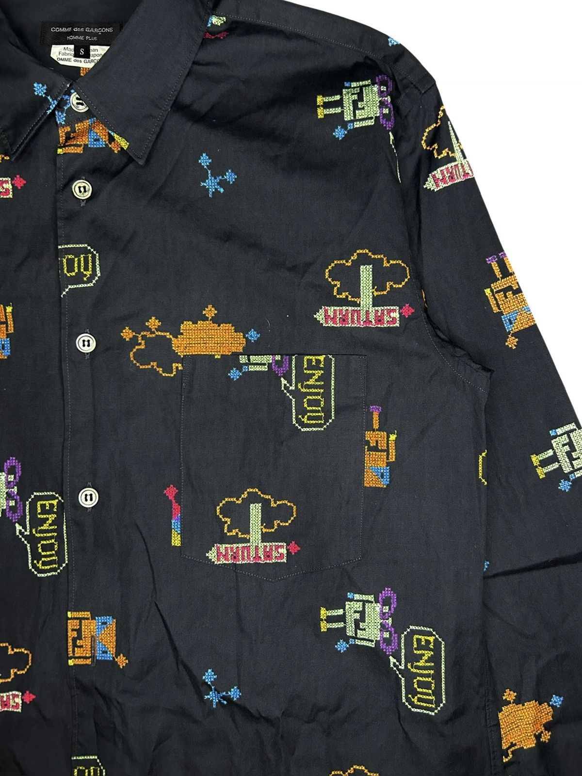 Comme des Garcons Homme Plus F/W 23 Video game Shirt Size US S / EU 44-46 / 1 - 3 Thumbnail