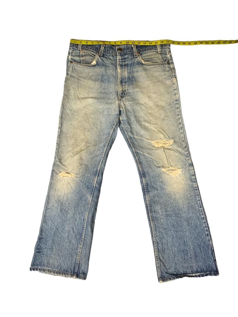 Levi's Vintage Clothing Vintage Levi’s Orange Tab Distressed Bootcut Denim Size 35" - 10 Thumbnail