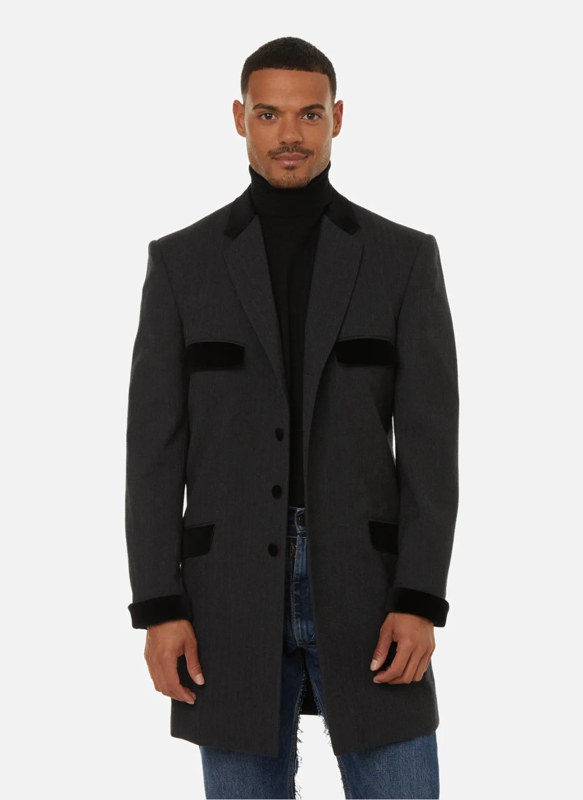 Maison Margiela o1y1124 Wool Jacket in Black Size US S / EU 44-46 / 1 - 4 Thumbnail