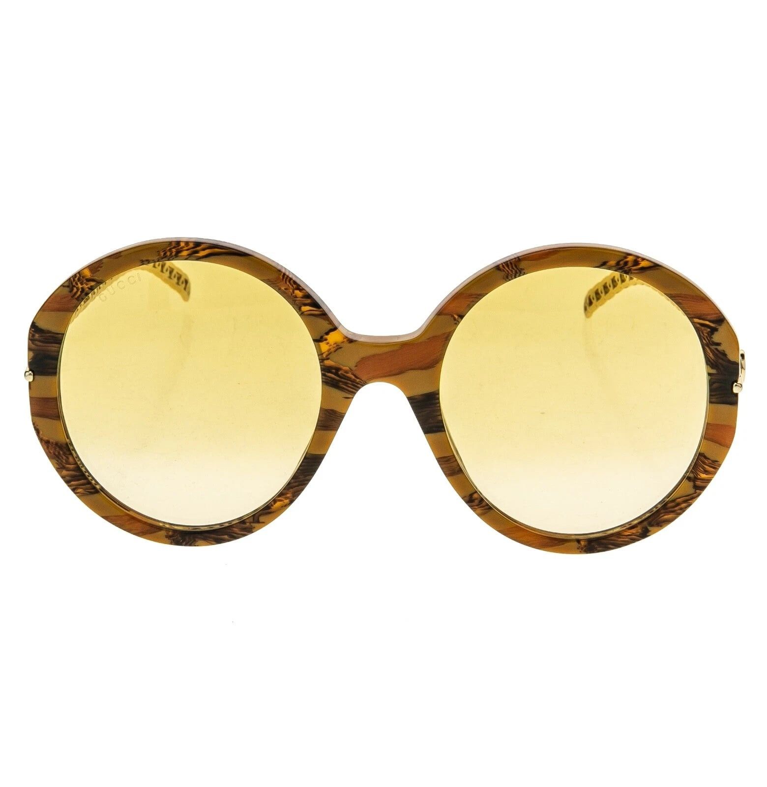 Gucci GUCCI GG0726 CHAIN 0726 Gold Brown Yellow Star 004 Size ONE SIZE - 3 Thumbnail
