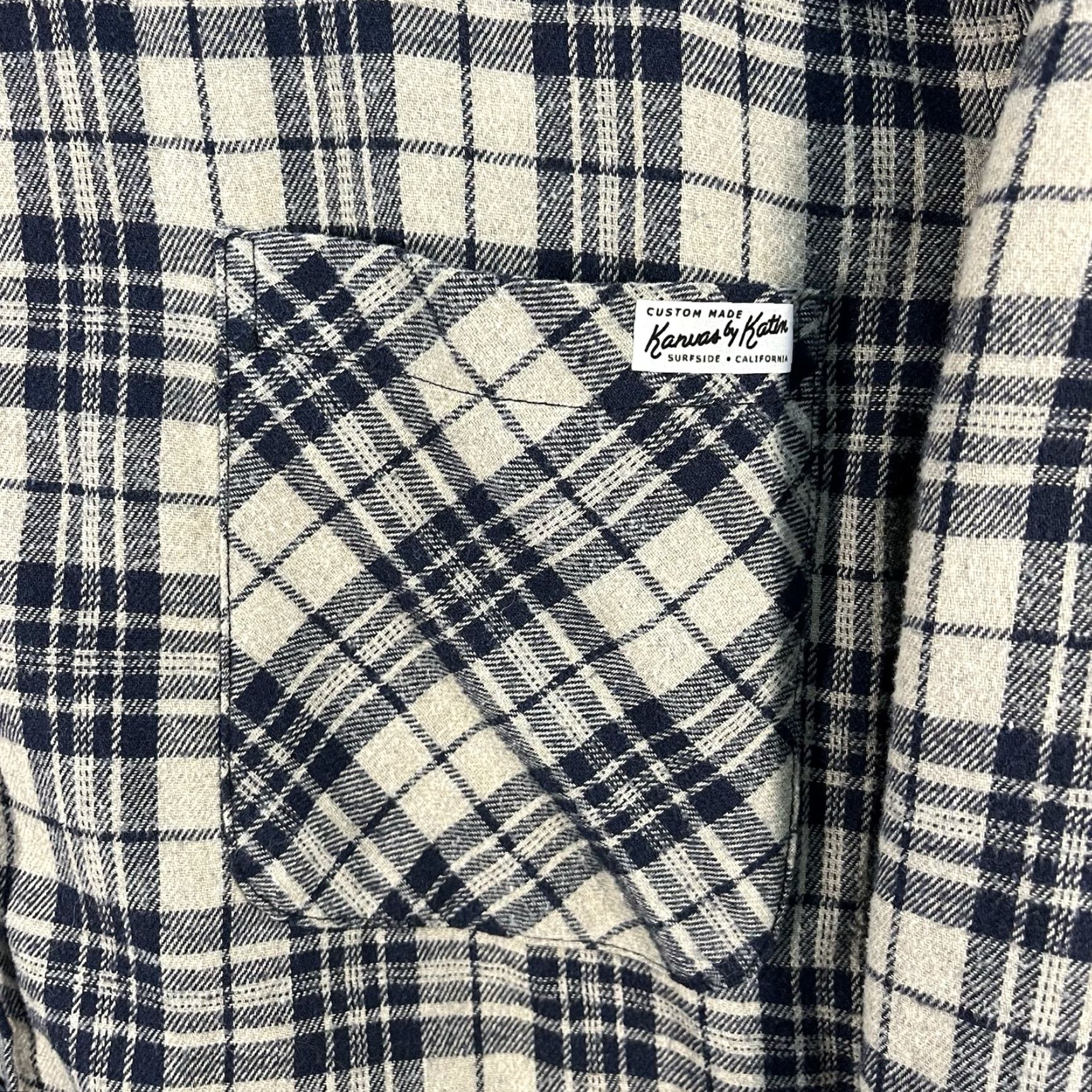 Katin Vtg Katin Kanvas Shacket Flannel Jacket Mens Large Surf Quilt Lined Plaid Size US L / EU 52-54 / 3 - 3 Thumbnail