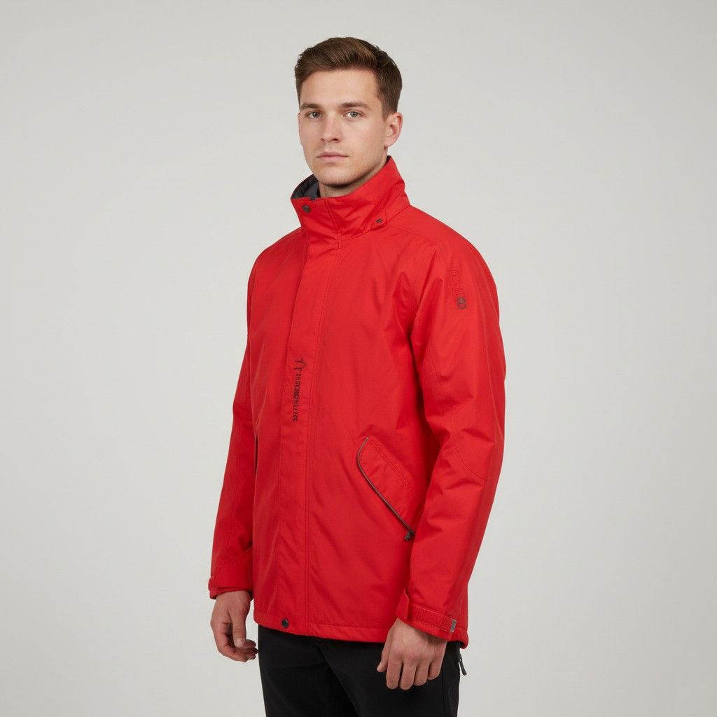 Vintage Rukka Men M Jacket Red Lightweight Full Zipper Holzbau 4663 Size US M / EU 48-50 / 2 - 1 Thumbnail
