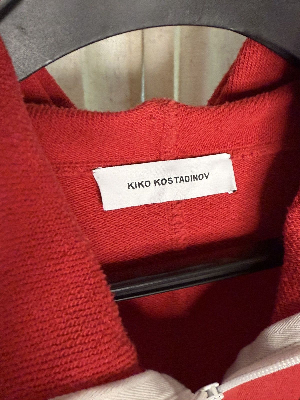 Kiko Kostadinov Kiko Kostadinov Red Bindra Hoodie Size US XL / EU 56 / 4 - 3 Thumbnail