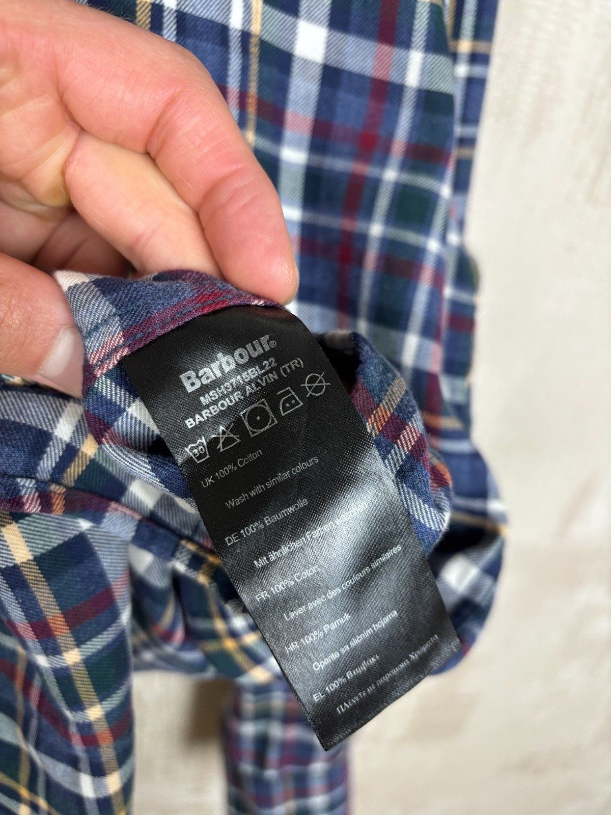 Barbour Barbour Alvin Plaid Shirt Button Down Tailored Fit Size US L / EU 52-54 / 3 - 7 Thumbnail
