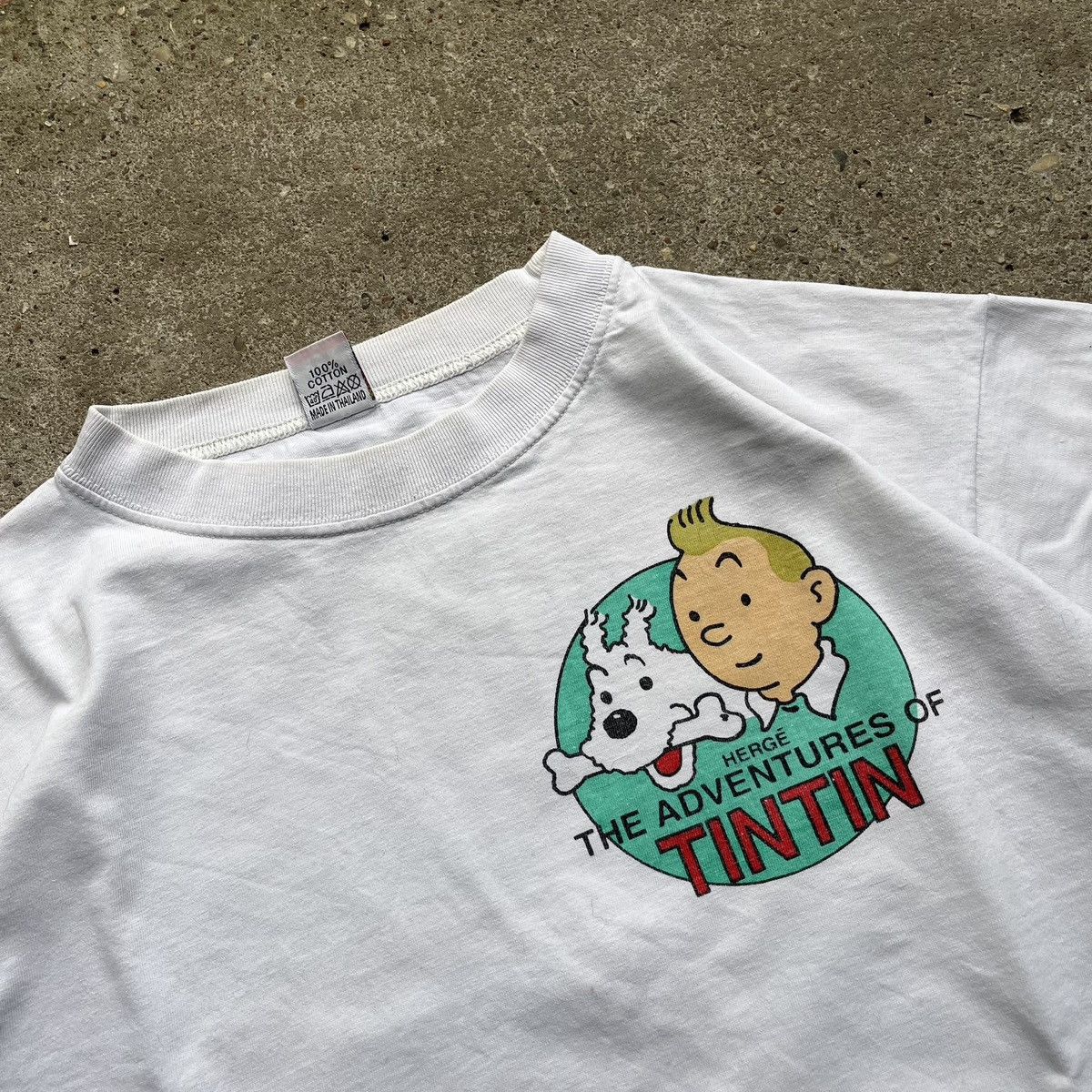 Cartoon Network × Vintage Vintage The Adventures of TINTIN Congo Tee Promo Size US L / EU 52-54 / 3 - 3 Thumbnail