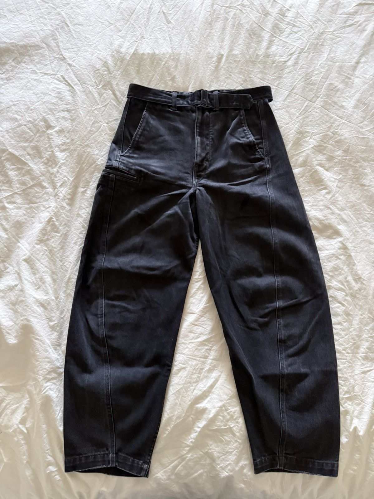 Lemaire Lemaire Twisted Belted Jeans Size US 29 - 1 Thumbnail